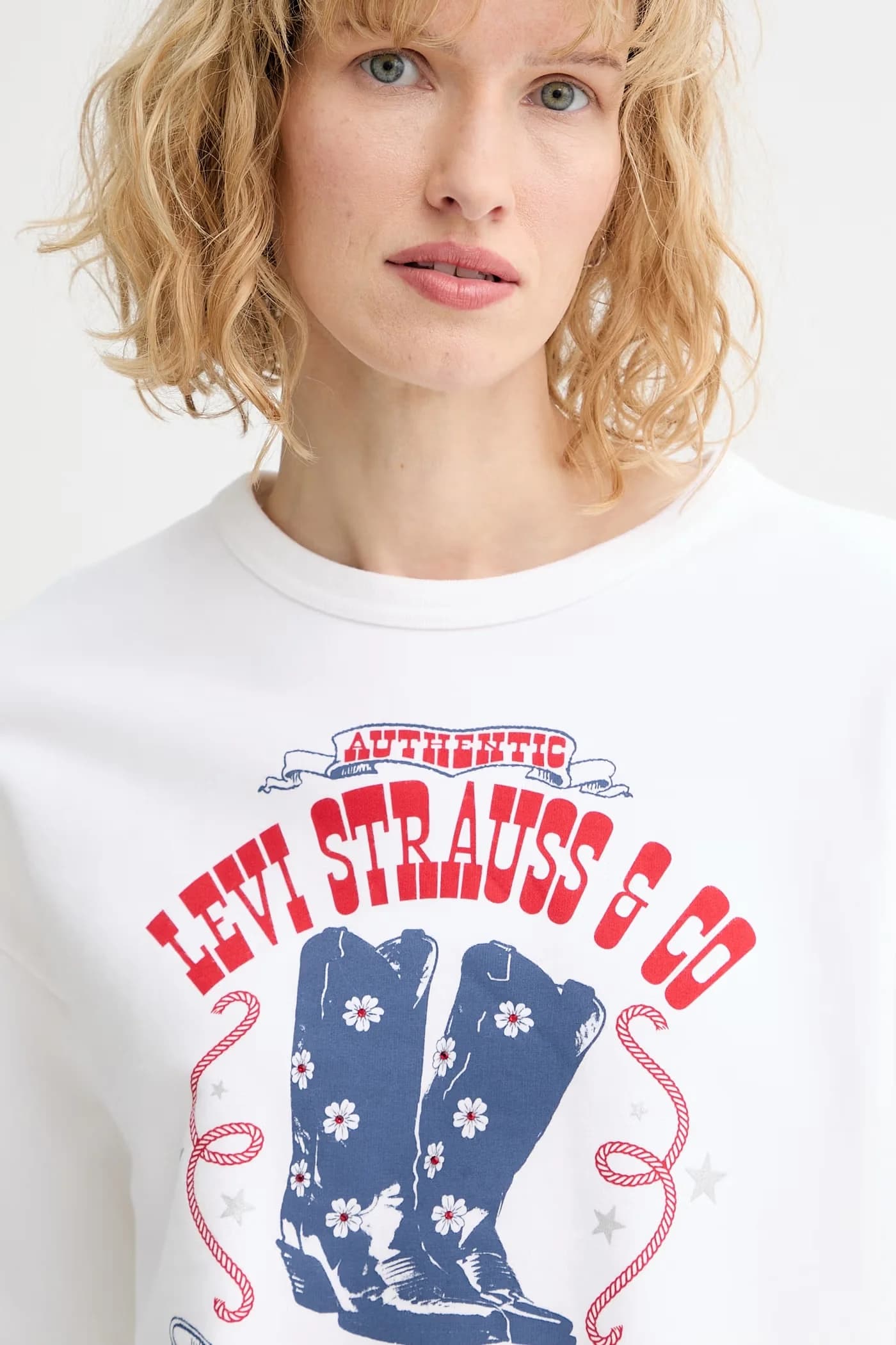 Толстовка из хлопка GRAPHIC HERITAGE CREW - фото 4