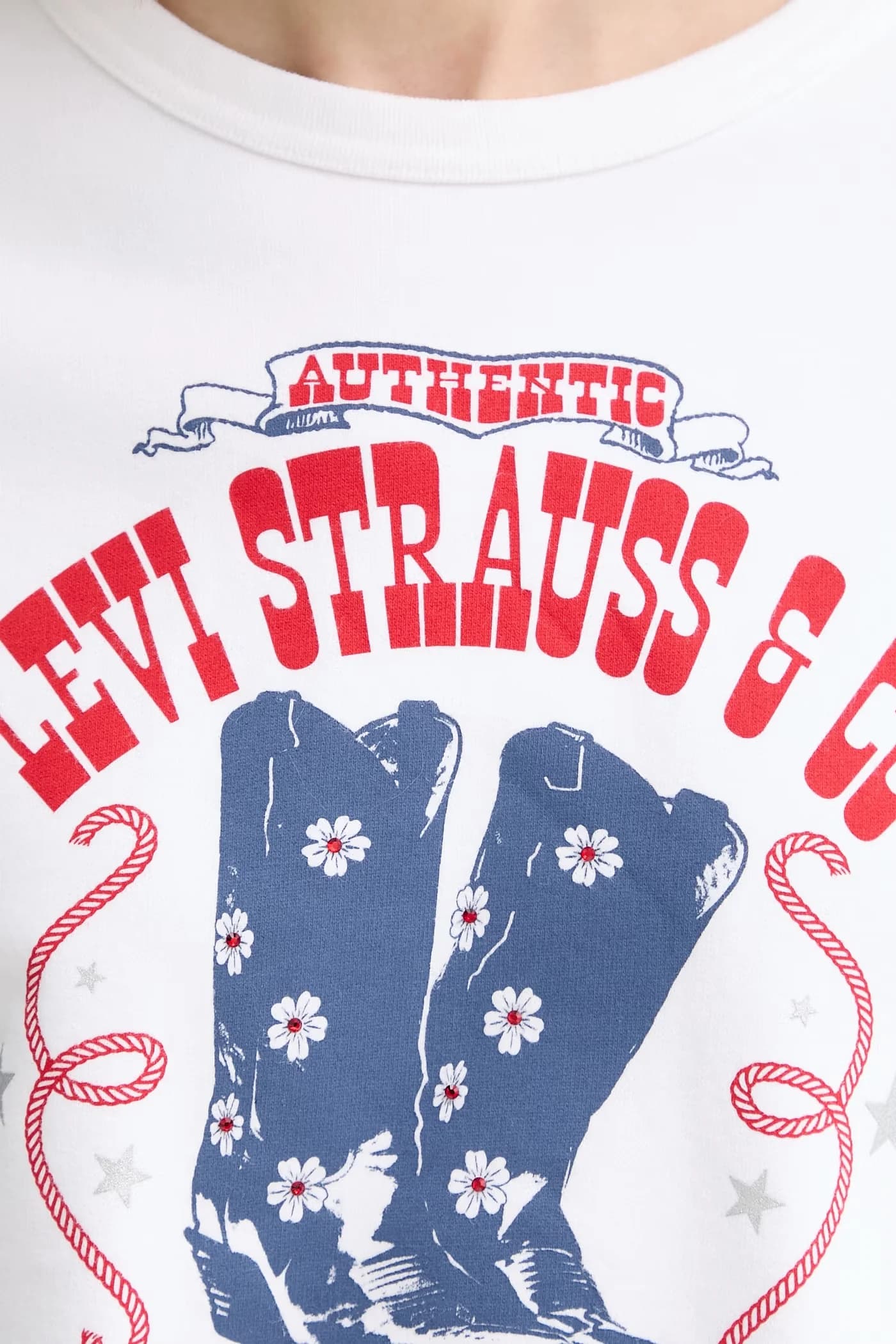 Толстовка из хлопка GRAPHIC HERITAGE CREW - фото 5