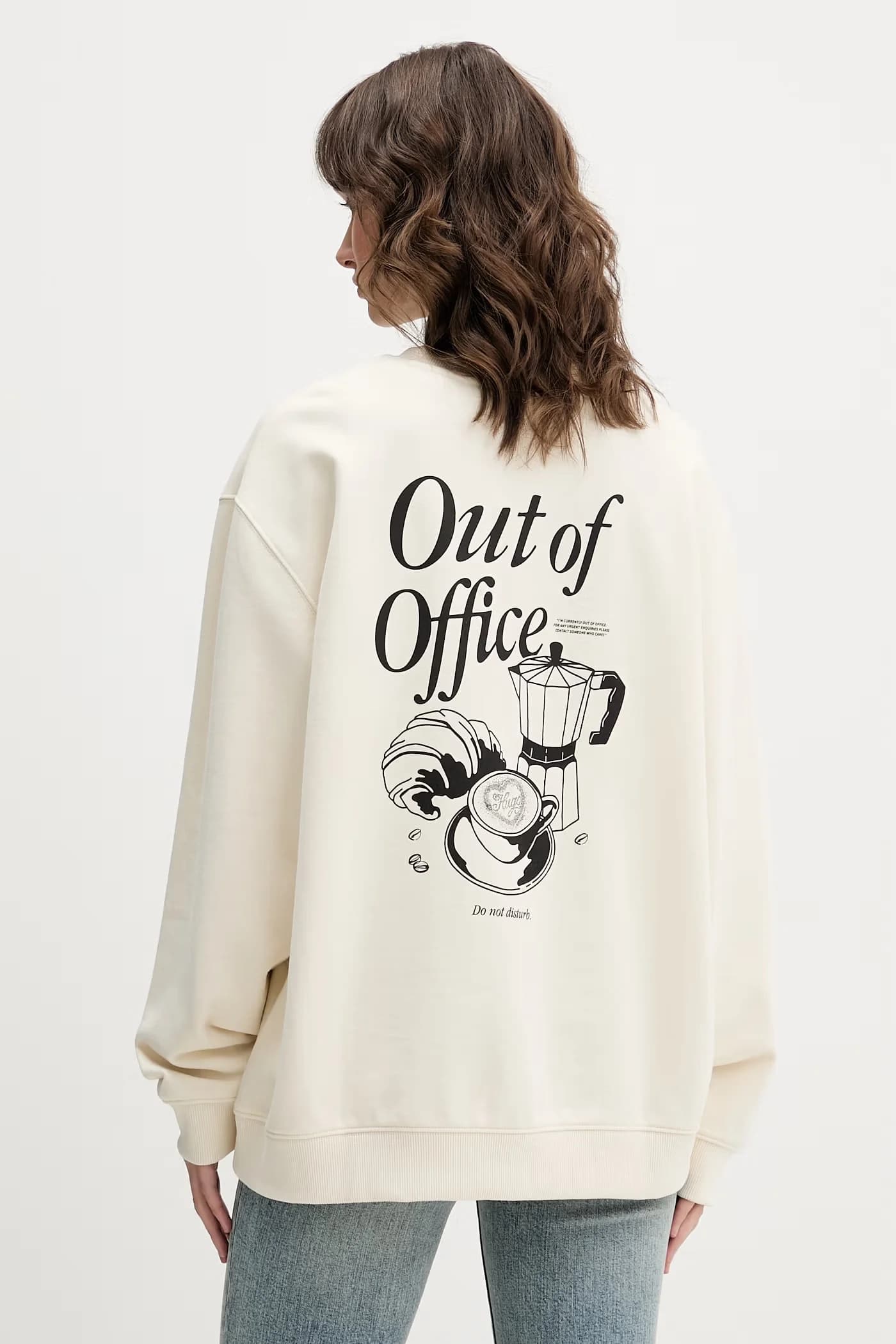 Женская толстовка оверсайз из хлопка Classic Crew_B_3