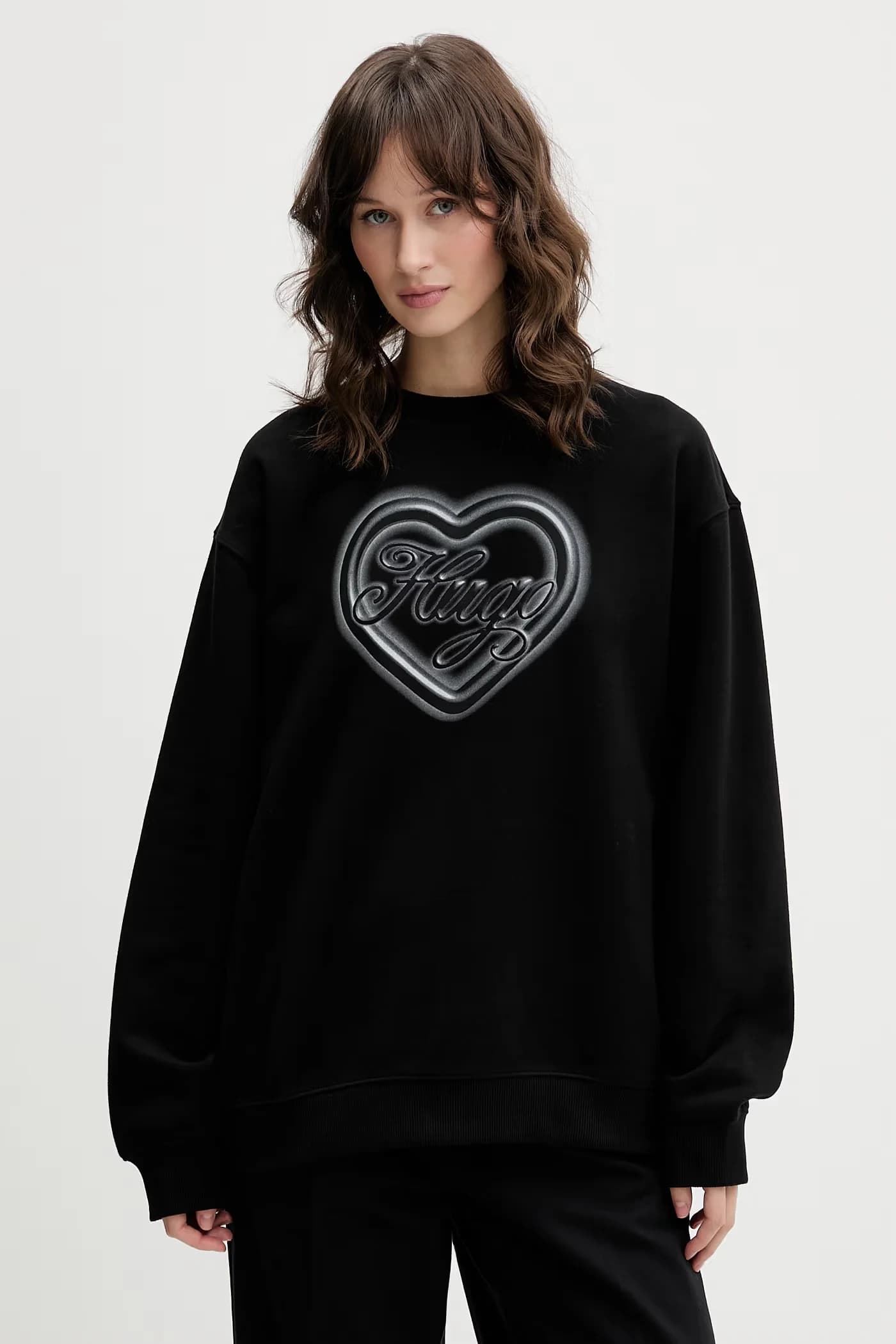 Женская толстовка оверсайз из хлопка Classic Crew_B_3