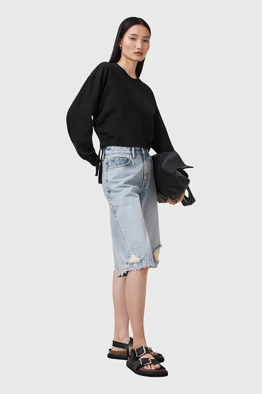 толстовка MIRA из хлопка - фото 4