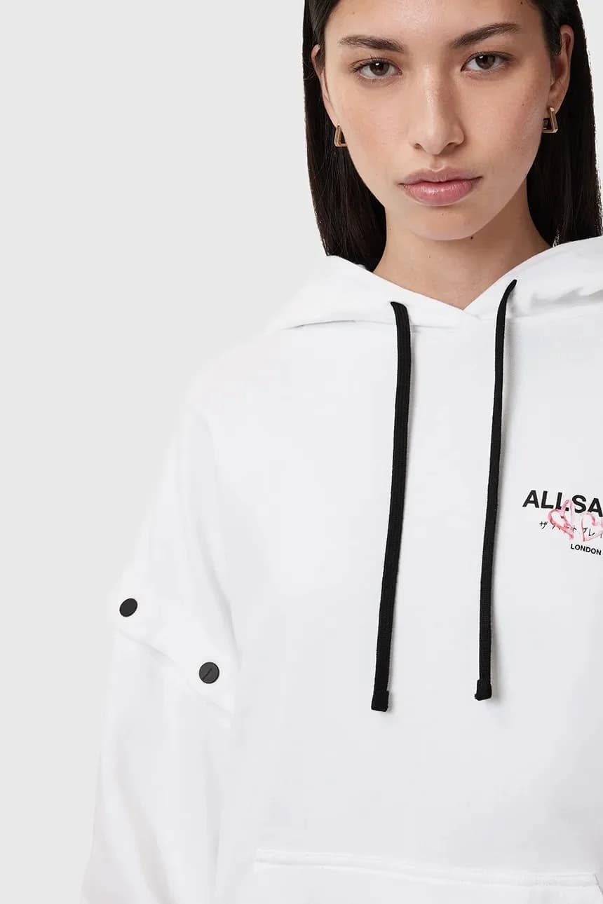 AllSaints AMORE AMPHIE хлопковая толстовка - фото 4