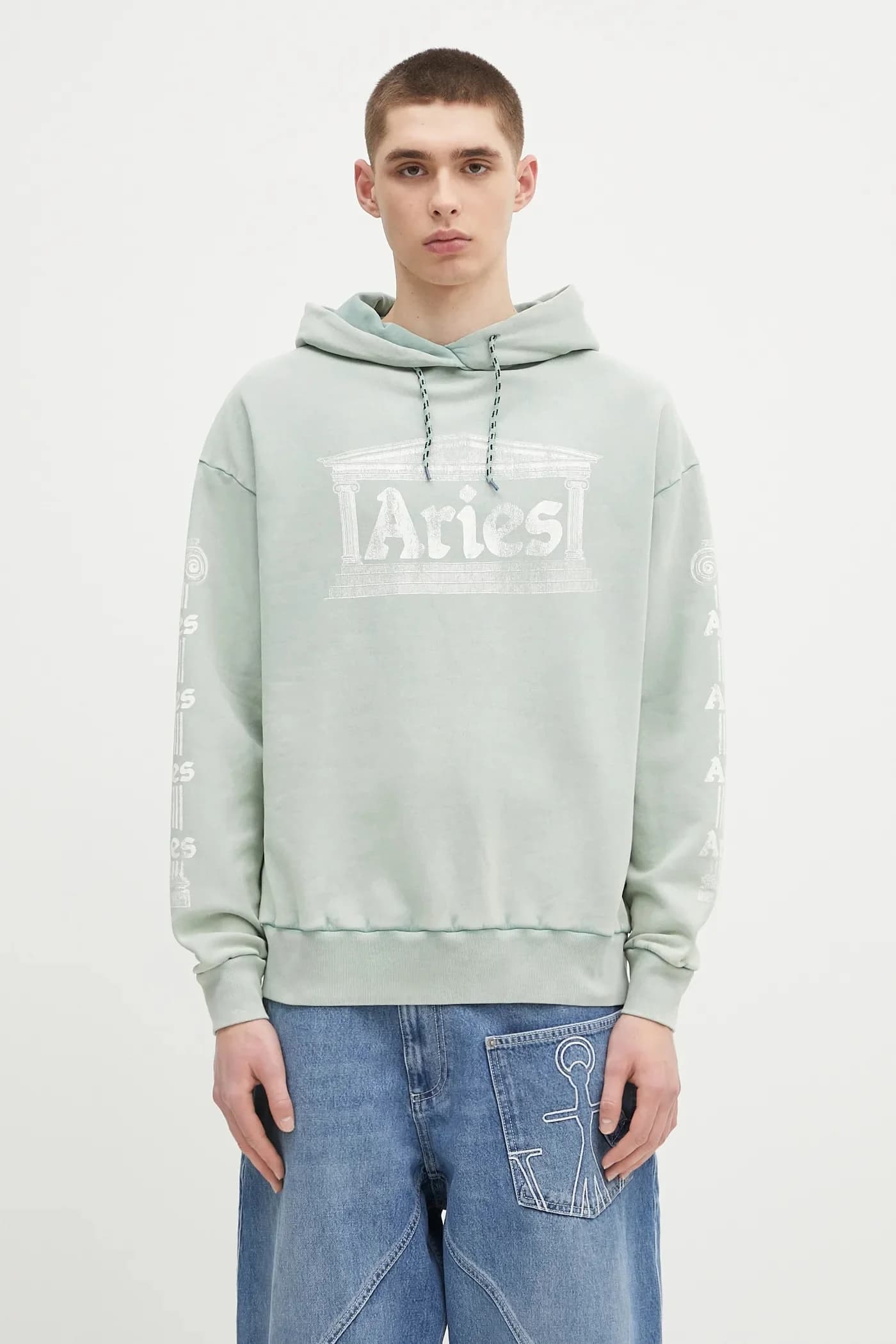 Хлопковая толстовка Aged Ancient Column Hoodie