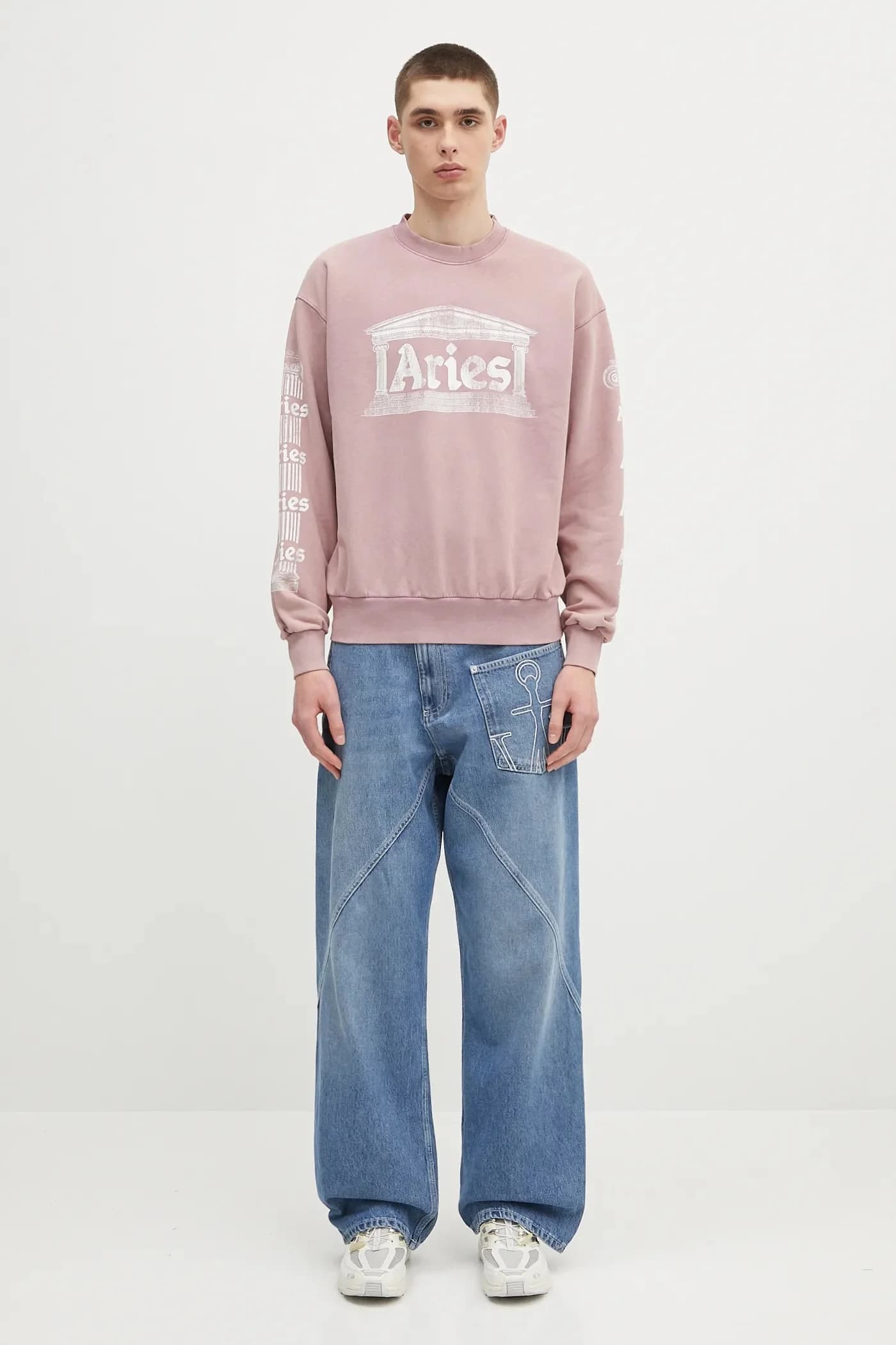 Хлопковая толстовка Aged Ancient Column Sweat - фото 9