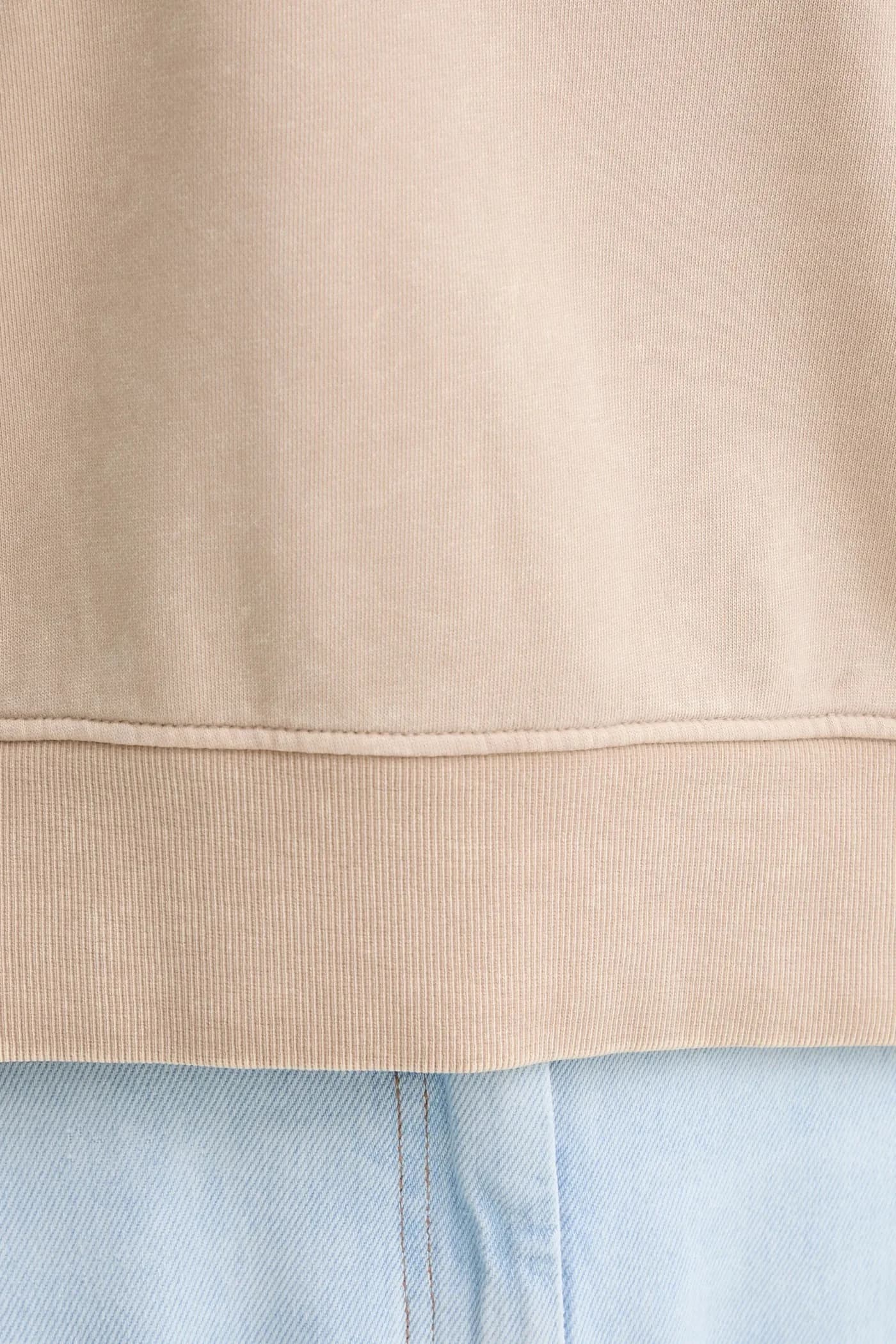 Толстовка из хлопка с выстиранным узором - фото 5