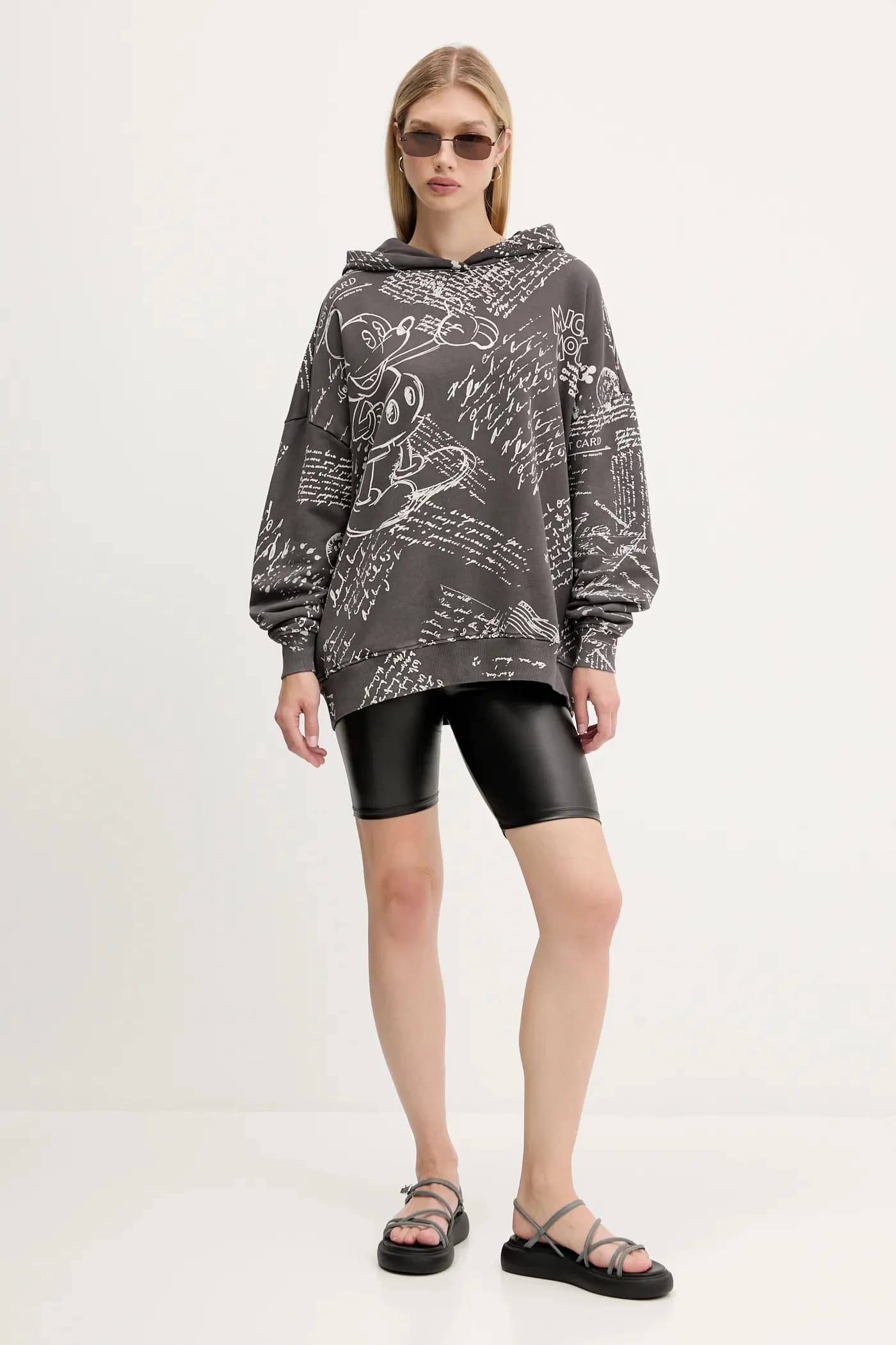 толстовка LETTERS MICKEY из хлопка - фото 2