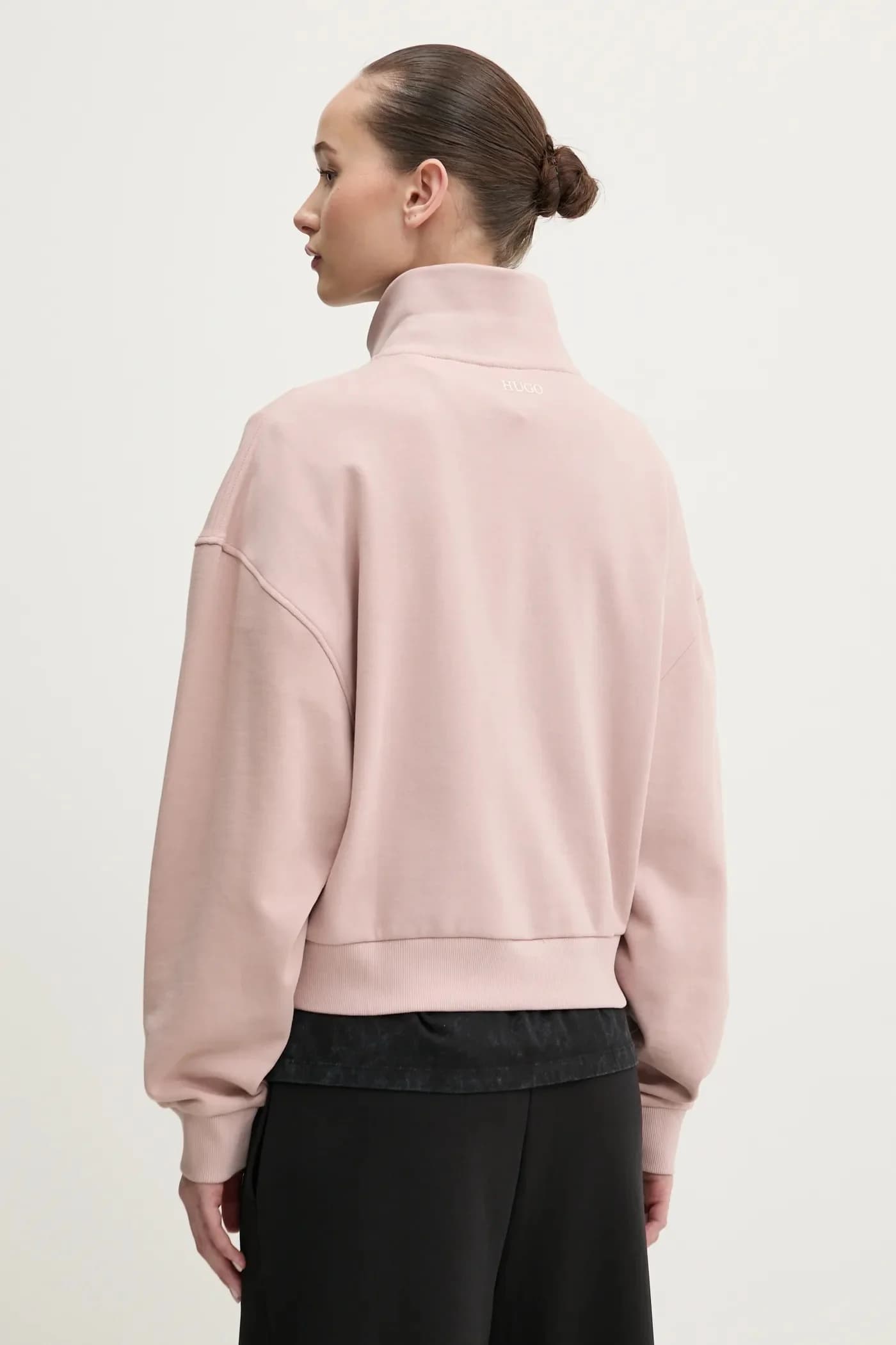 HUGO Синяя хлопковая толстовка - фото 3