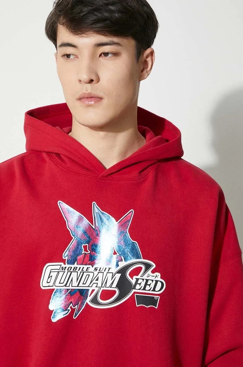 Levi's® x Gundam SEED хлопковая толстовка - фото 7