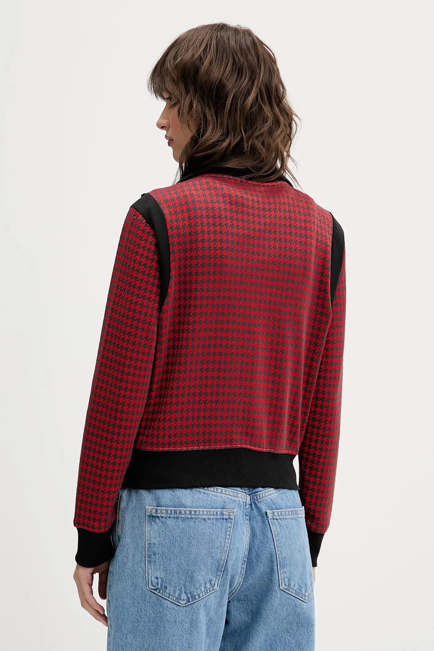 Толстовка adidas Originals с узором «гусиные лапки» - фото 3