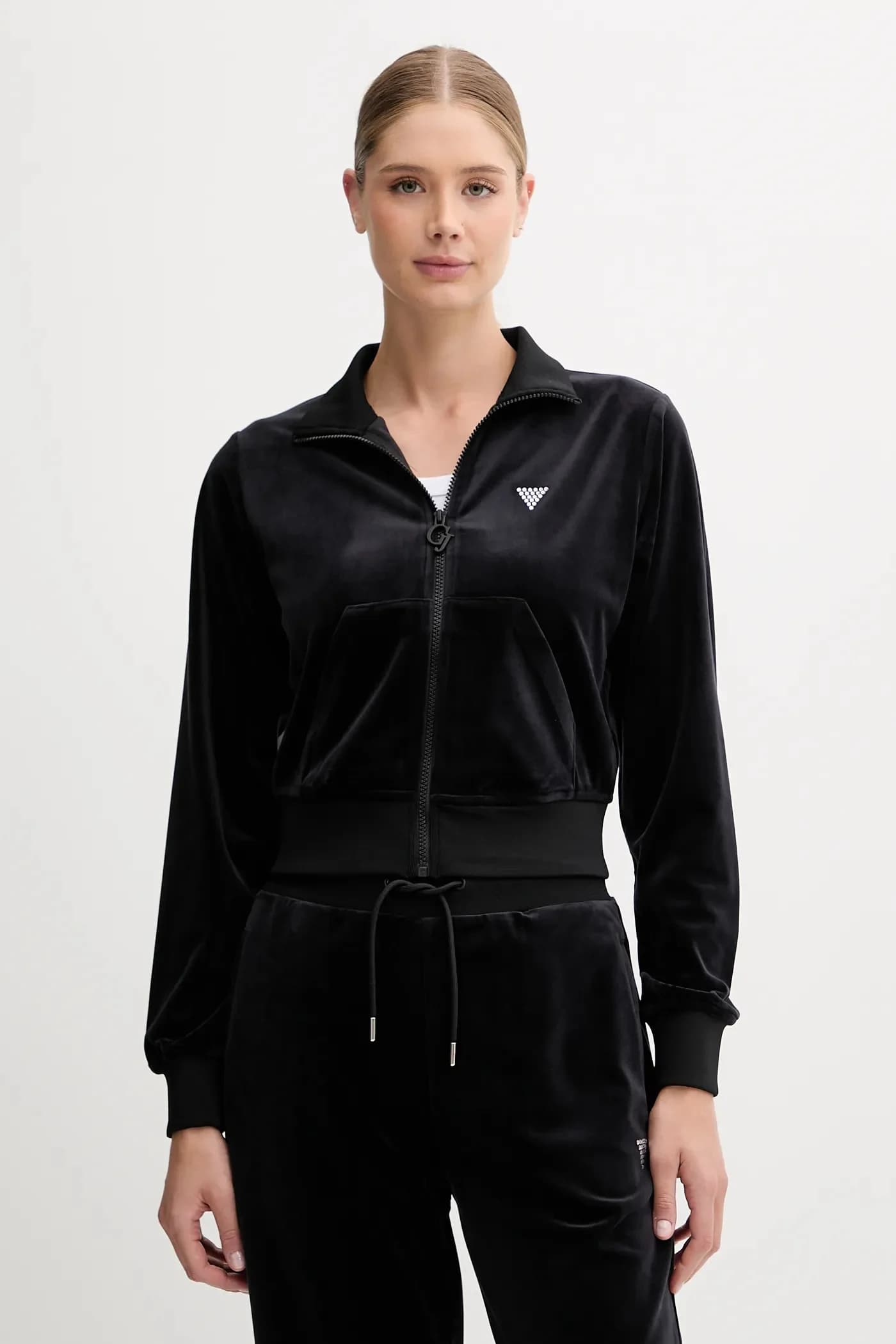 бархатная толстовка COUTURE