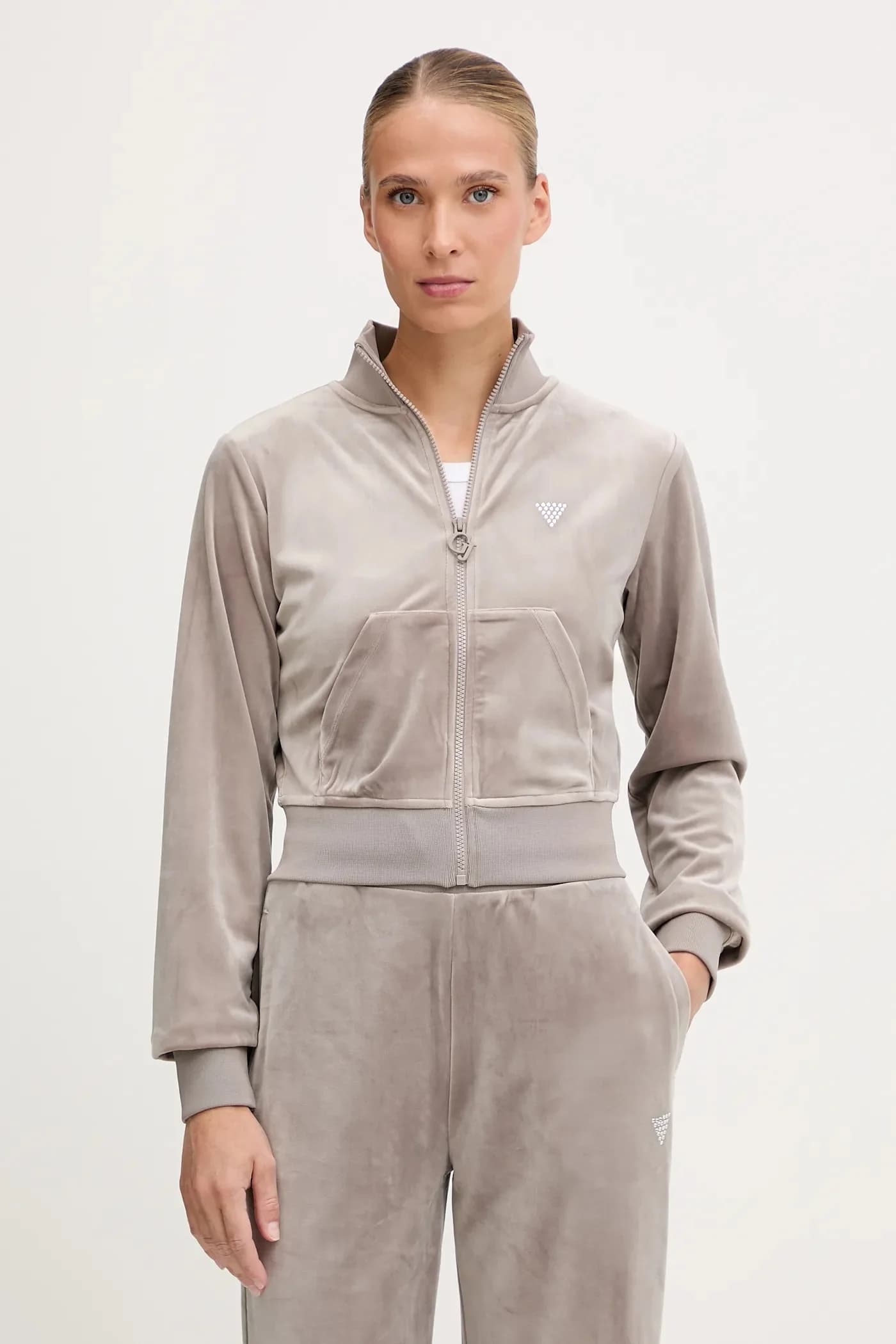 бархатная толстовка COUTURE