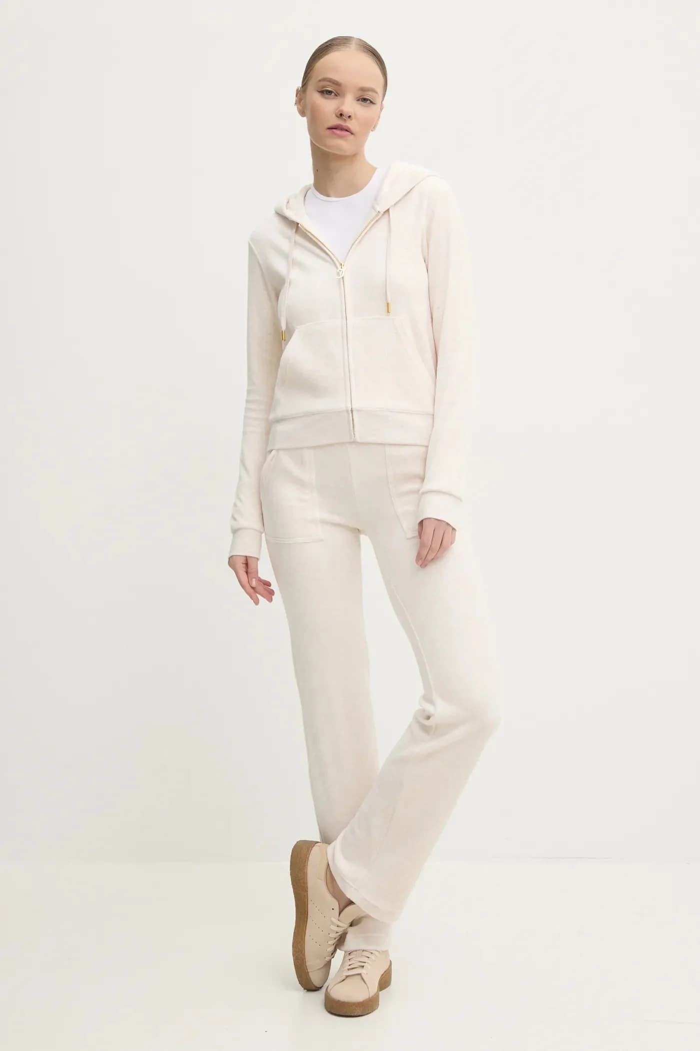 Бархатный свитшот ROBERTSON GOLD - фото 2