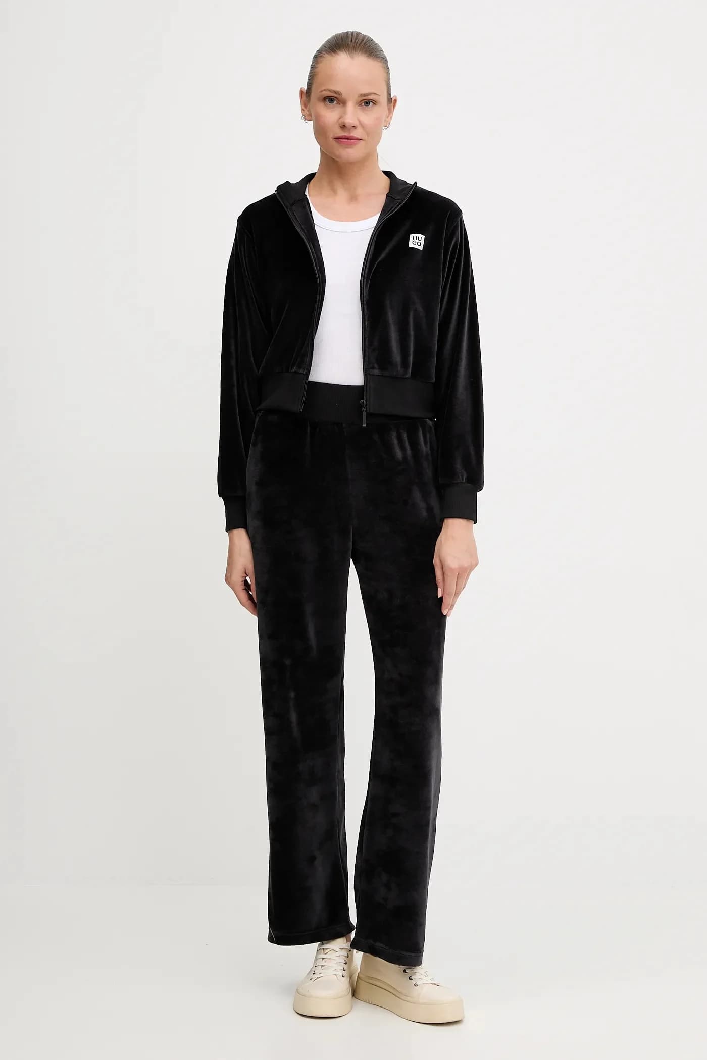 БАРХАТНАЯ куртка на молнии - фото 2