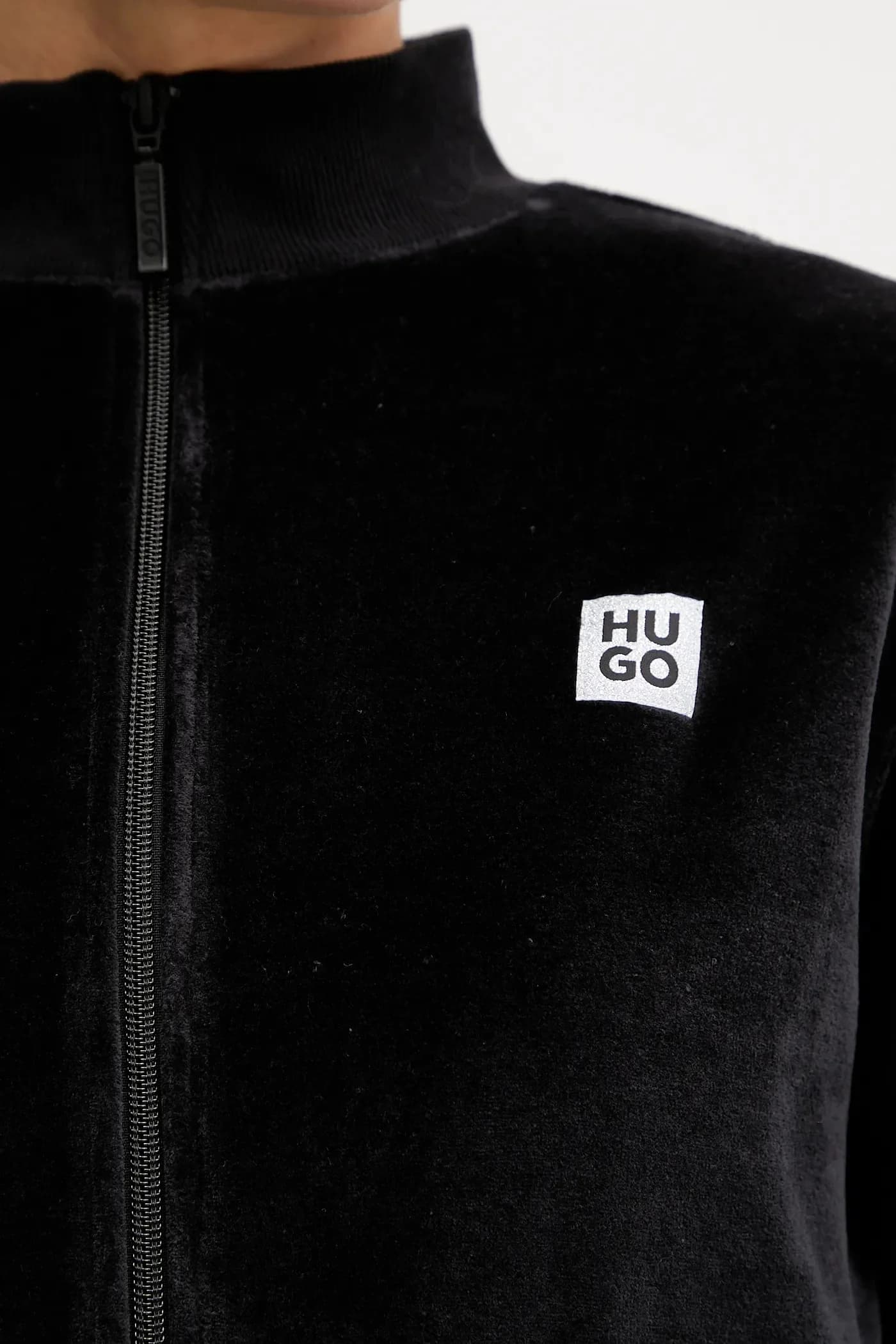 БАРХАТНАЯ куртка на молнии - фото 5