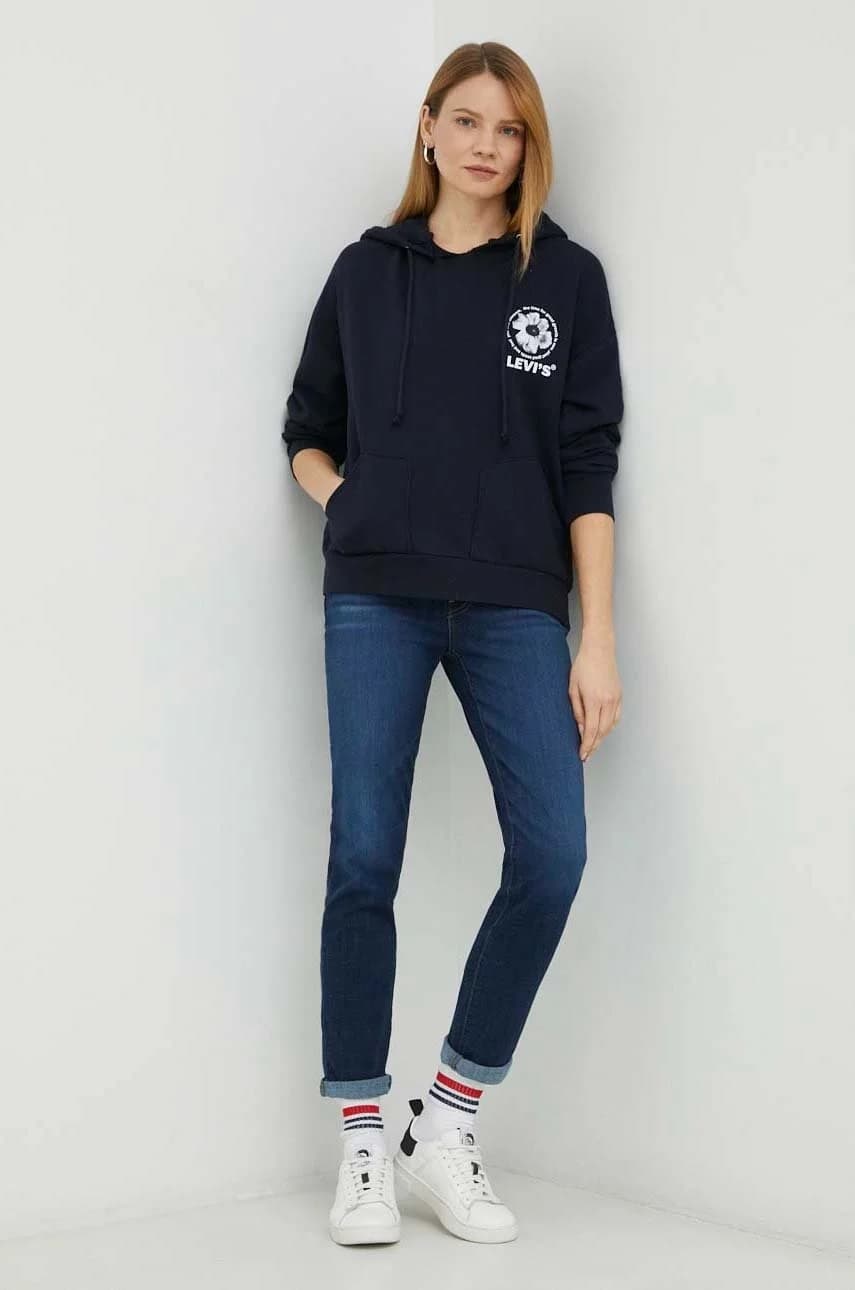 Джинсы БОЙФРАЙЕНД СРЕДНЕЙ ПОСАДКИ - фото 2