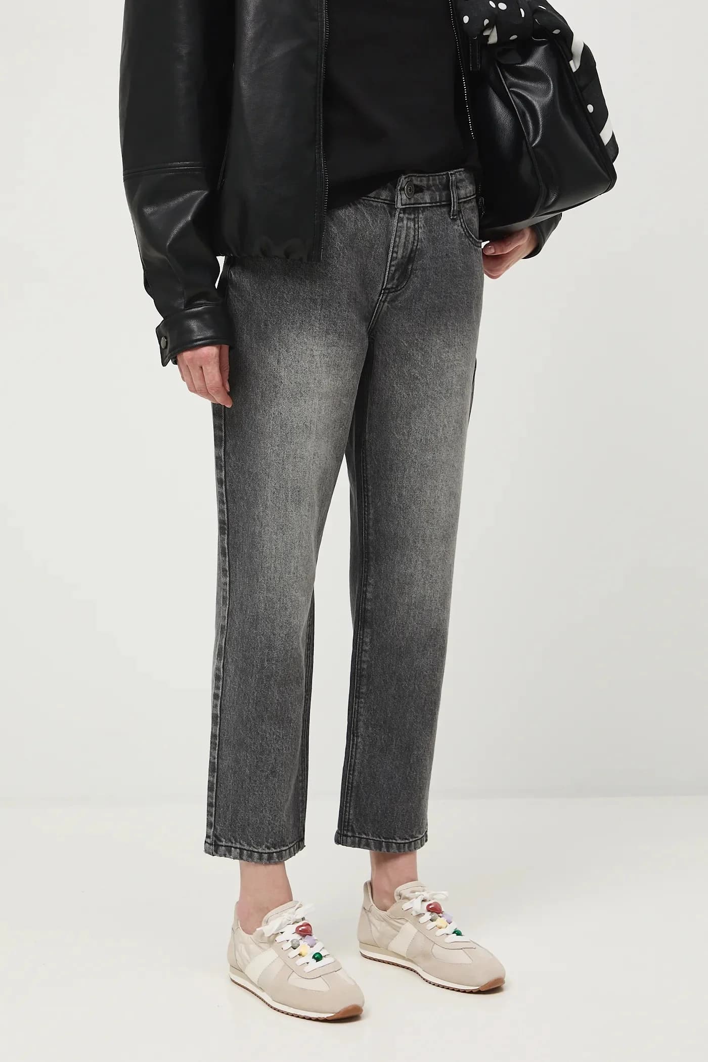 Хлопковые джинсы - фото 3