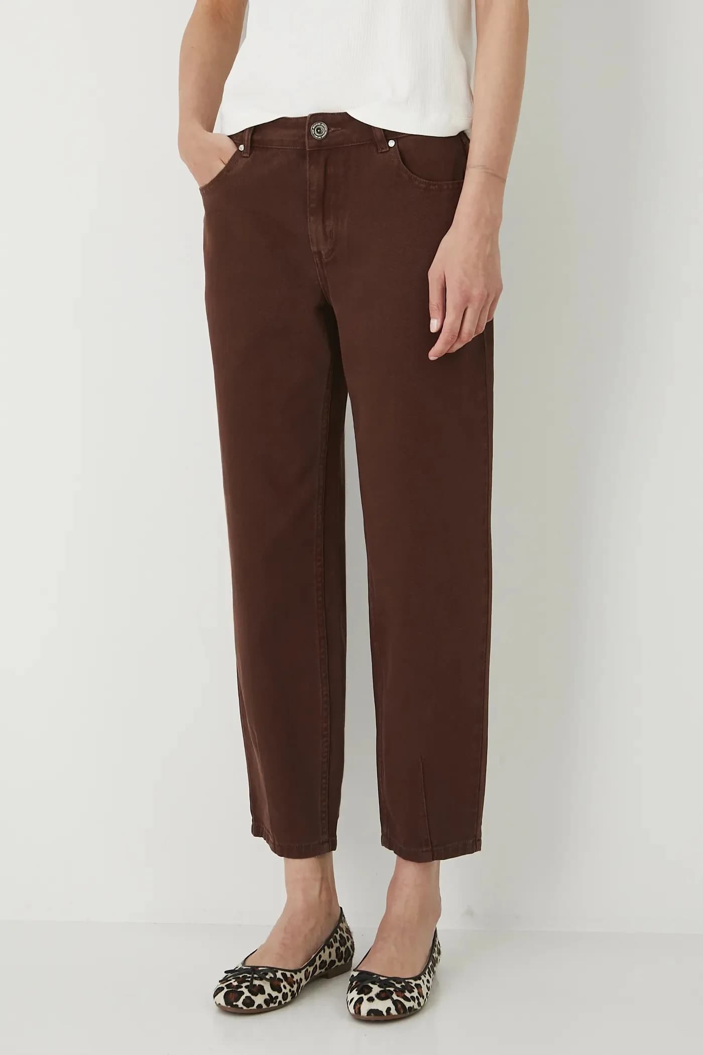 Хлопковые джинсы - фото 2