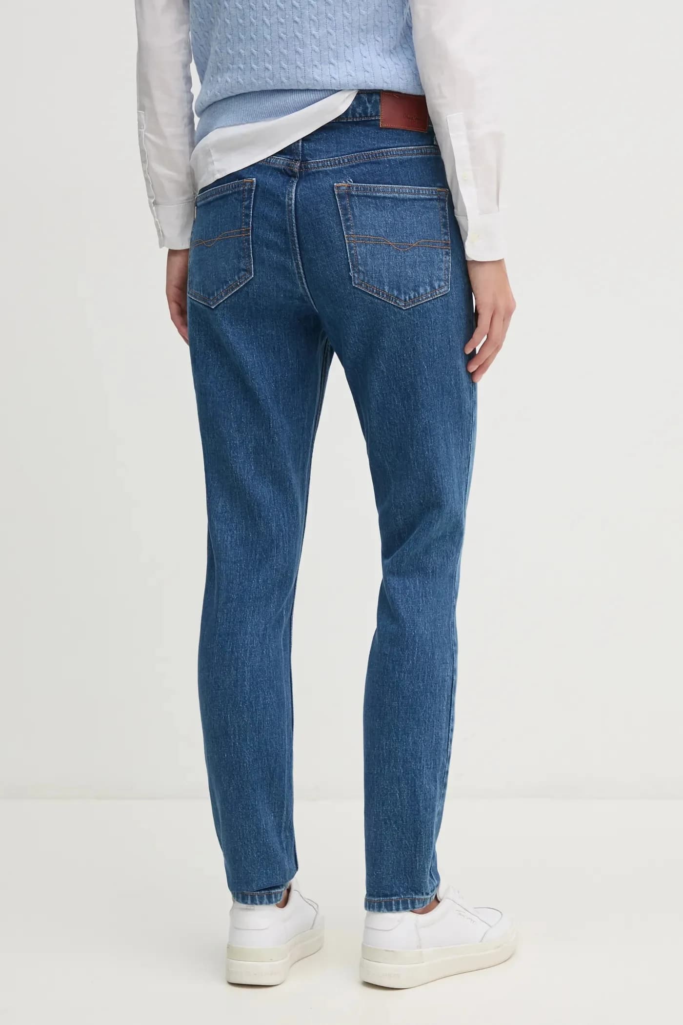 TAPERED JEANS HW ФИОЛЕТОВЫЕ джинсы - фото 3