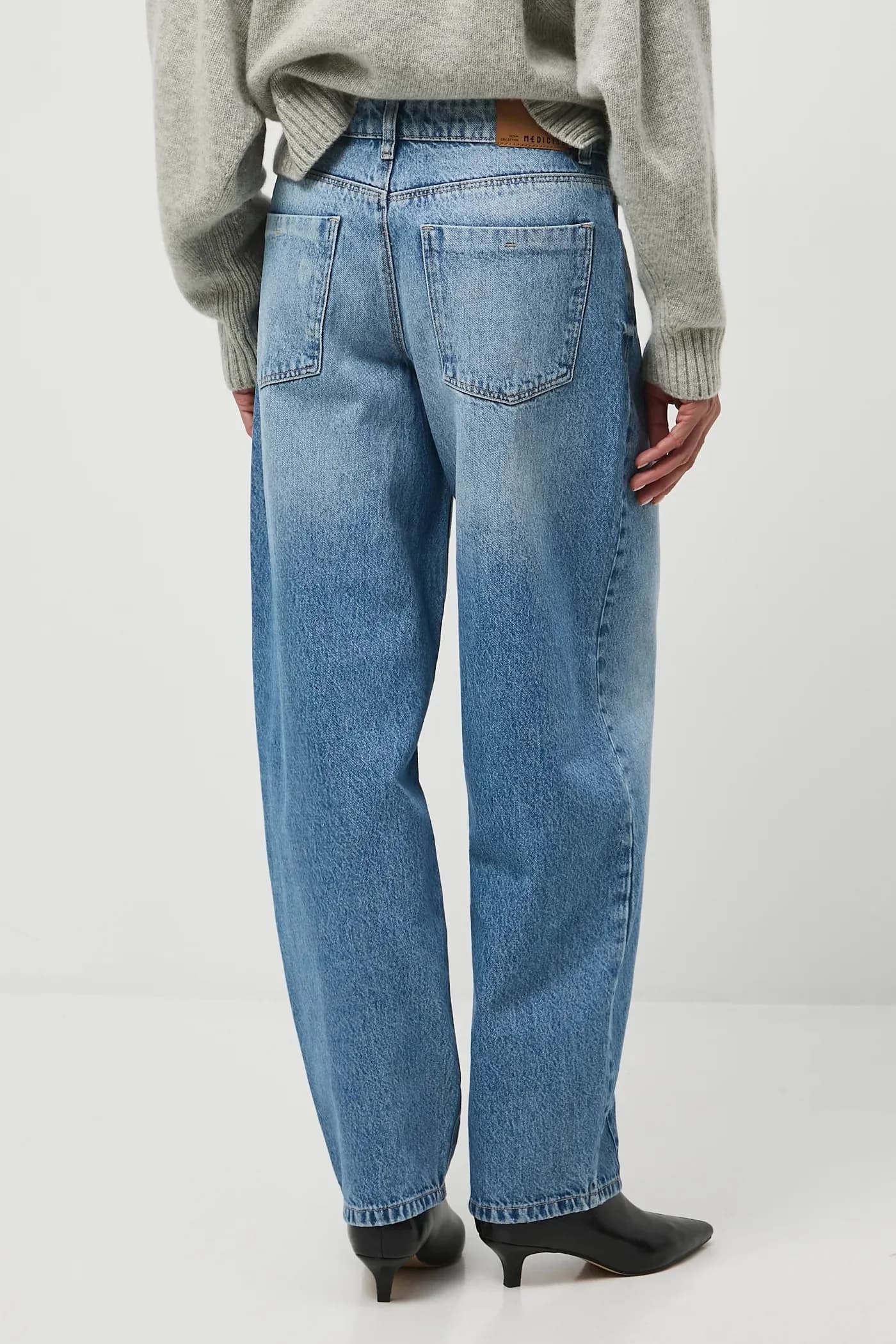 Хлопковые джинсы - фото 3