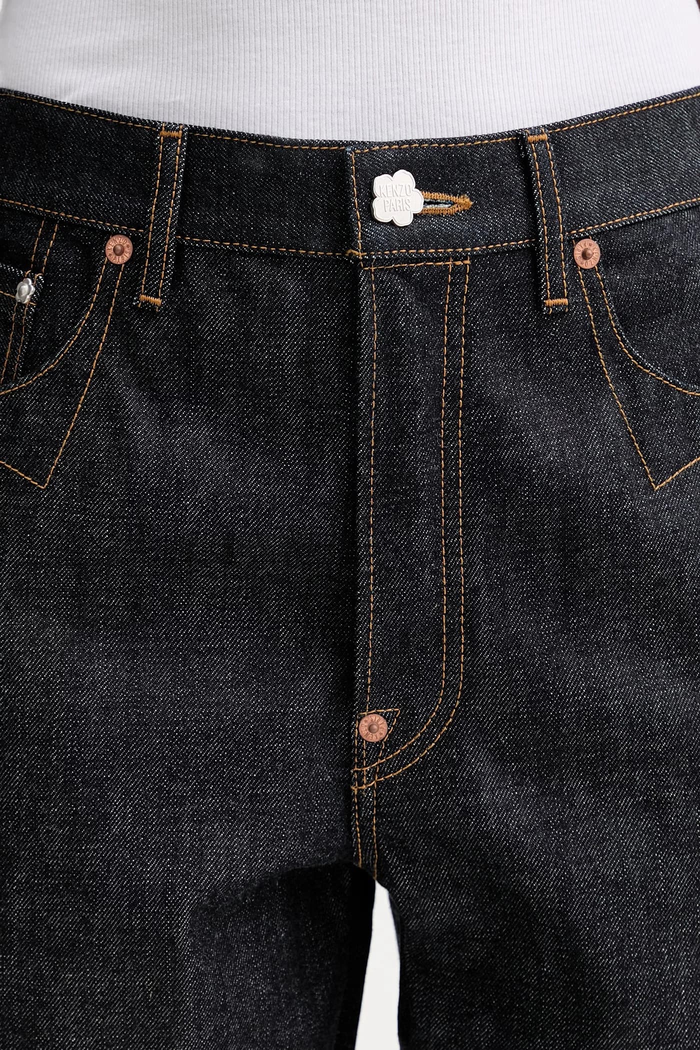 Хлопковые джинсы - фото 4