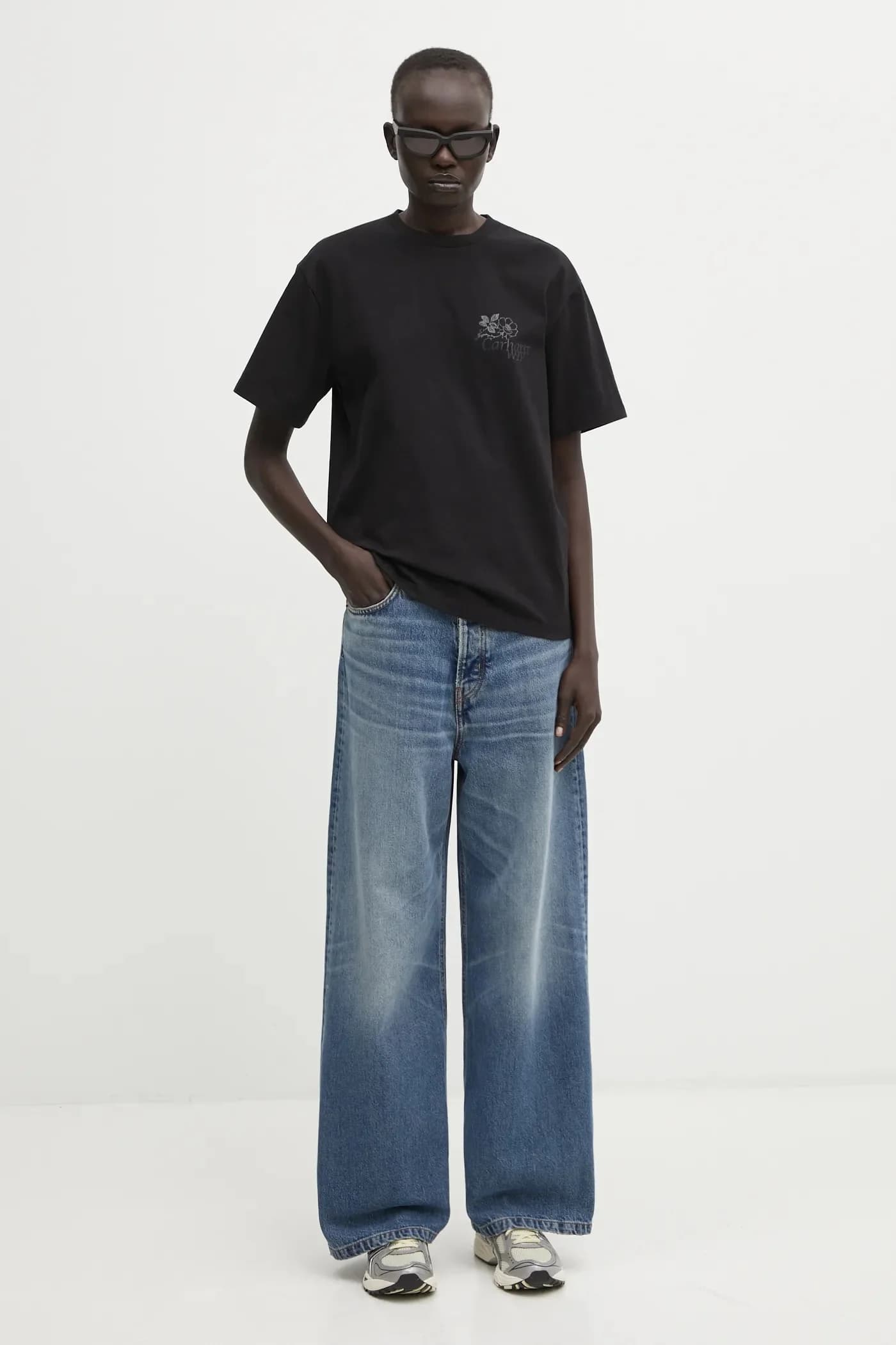 Мешковатые джинсы с принтом Made in Heaven - фото 5