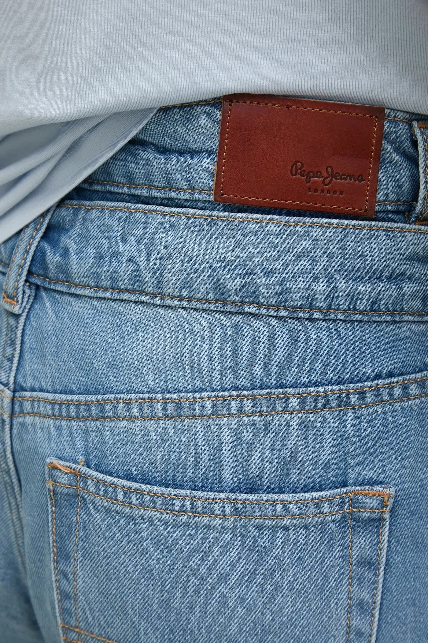 TAPERED JEANS UHW DOUBLE джинсы - фото 4