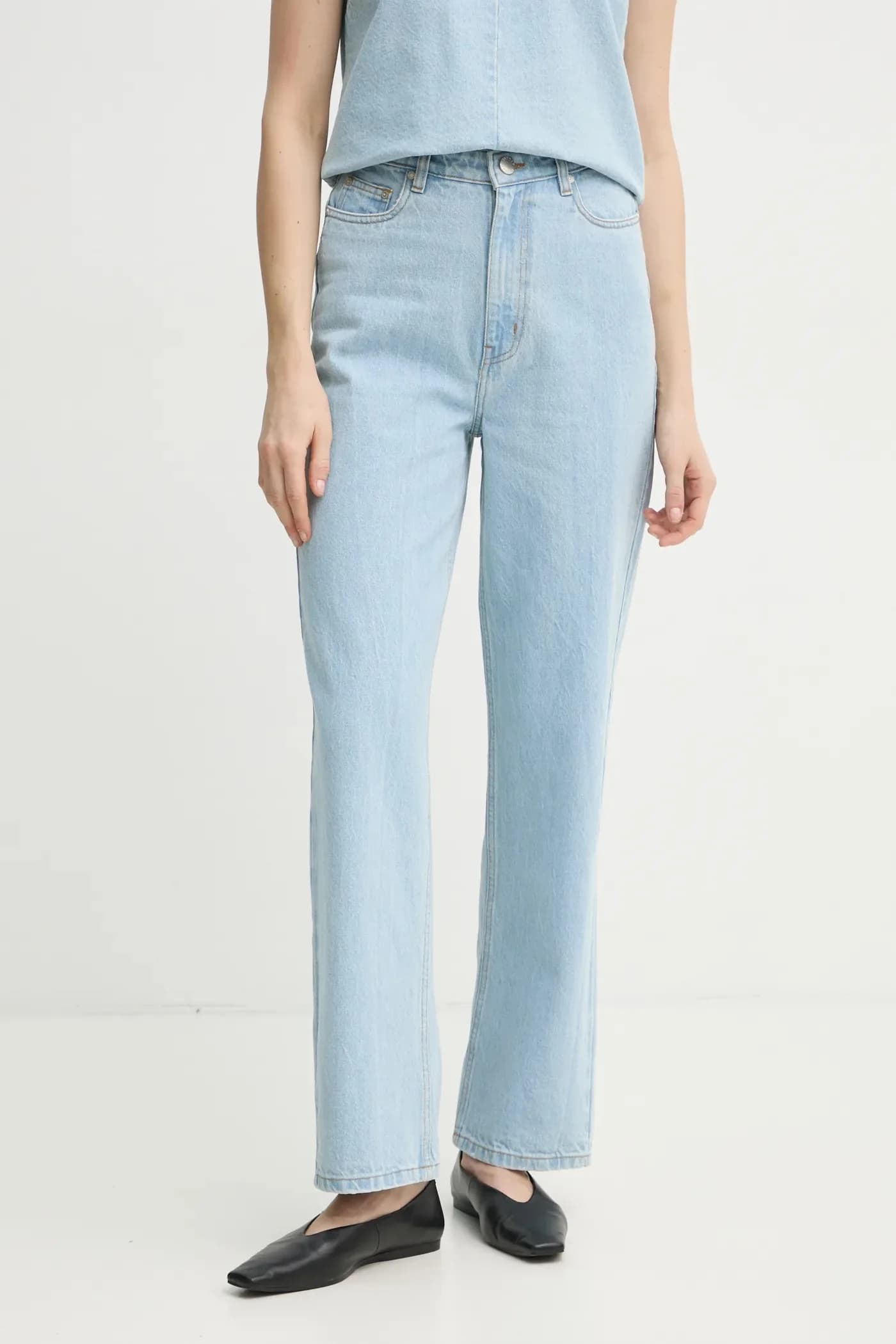 Джинсы с блестками