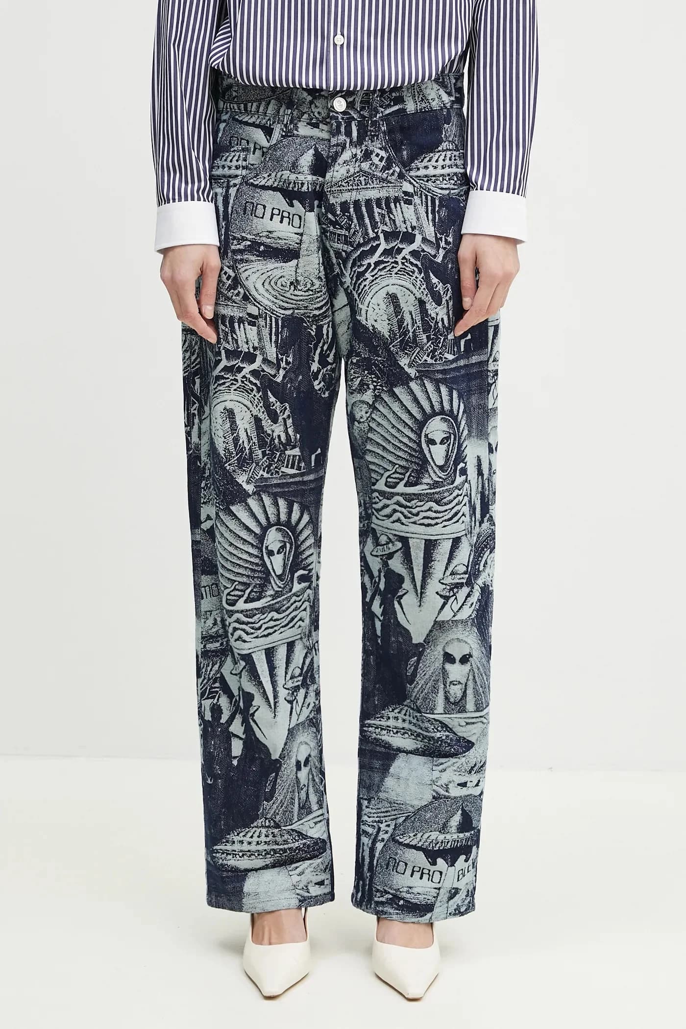 Жаккардовые джинсы Bagi Apocalypse - фото 2