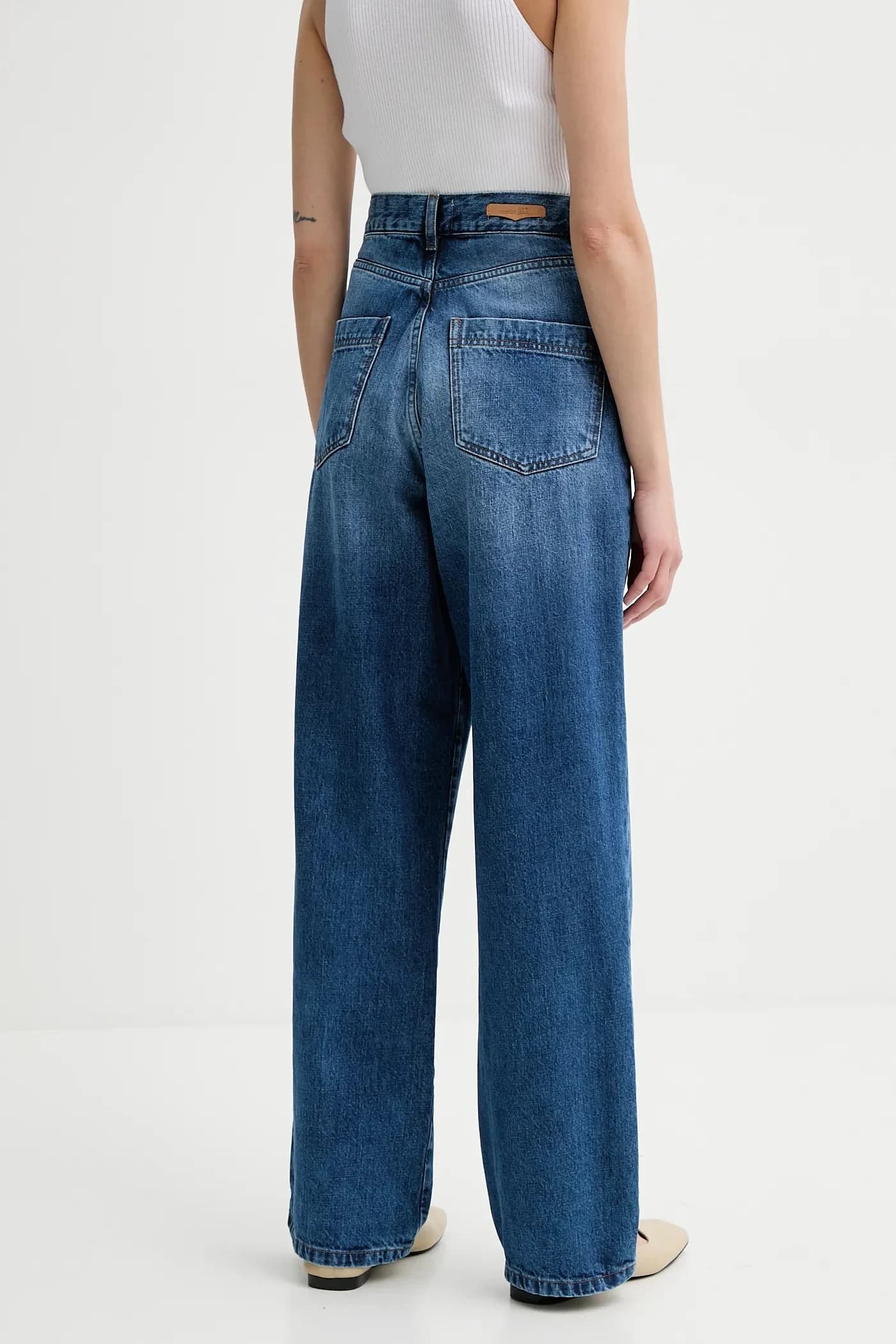 Хлопковые джинсы - фото 3