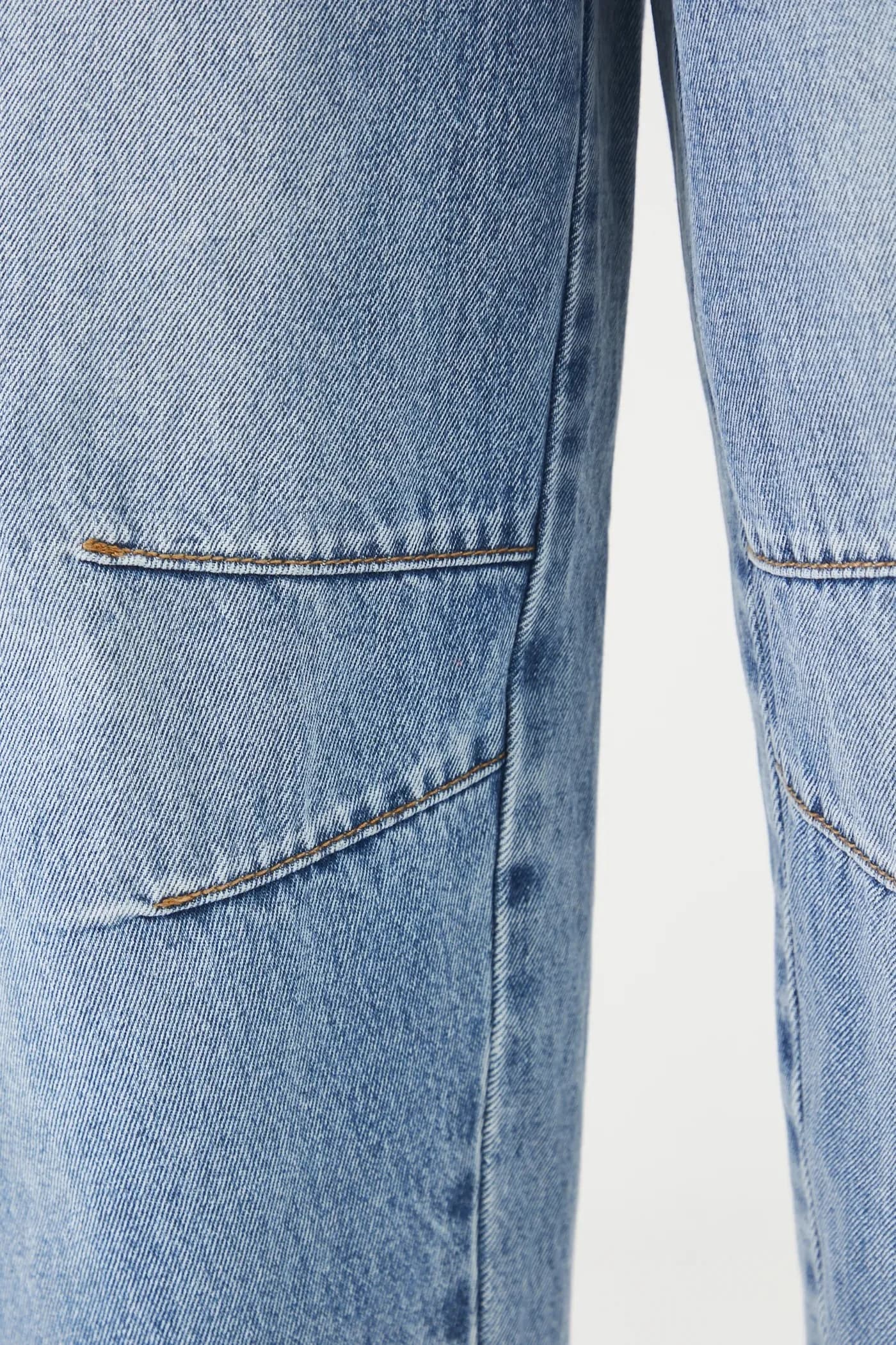 Хлопковые джинсы - фото 4