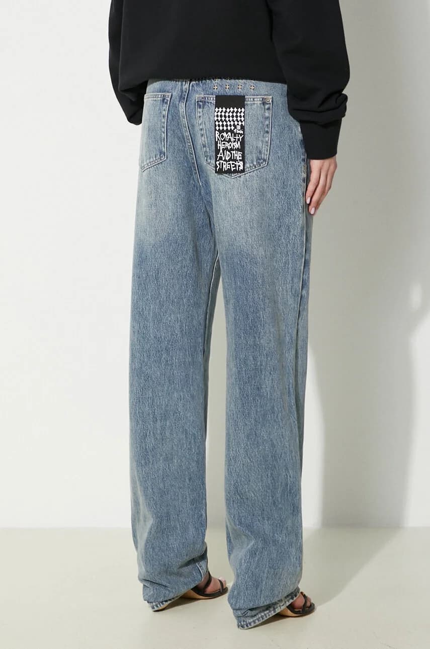 Джинсы Playback с расклешенной оверкастой - фото 3