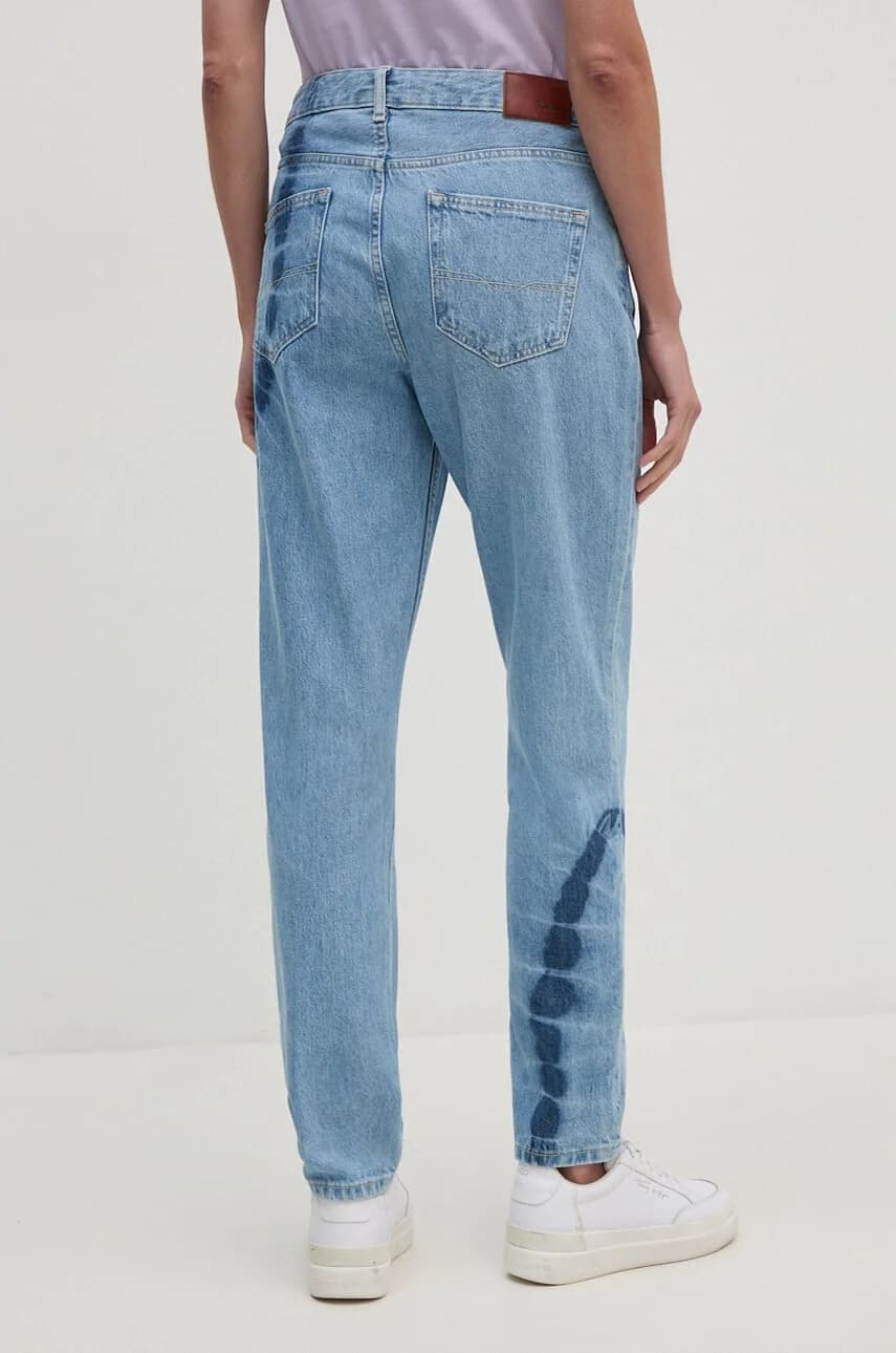 TAPERED JEANS Джинсы HW TIE DYE - фото 3