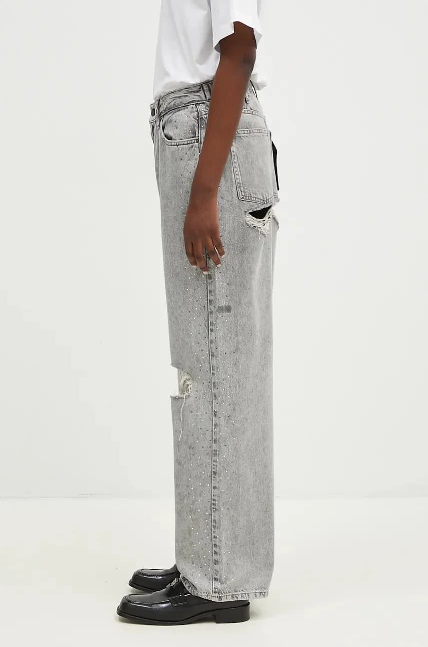 Джинсы Low Rider Dime Krystal Trashed - фото 2