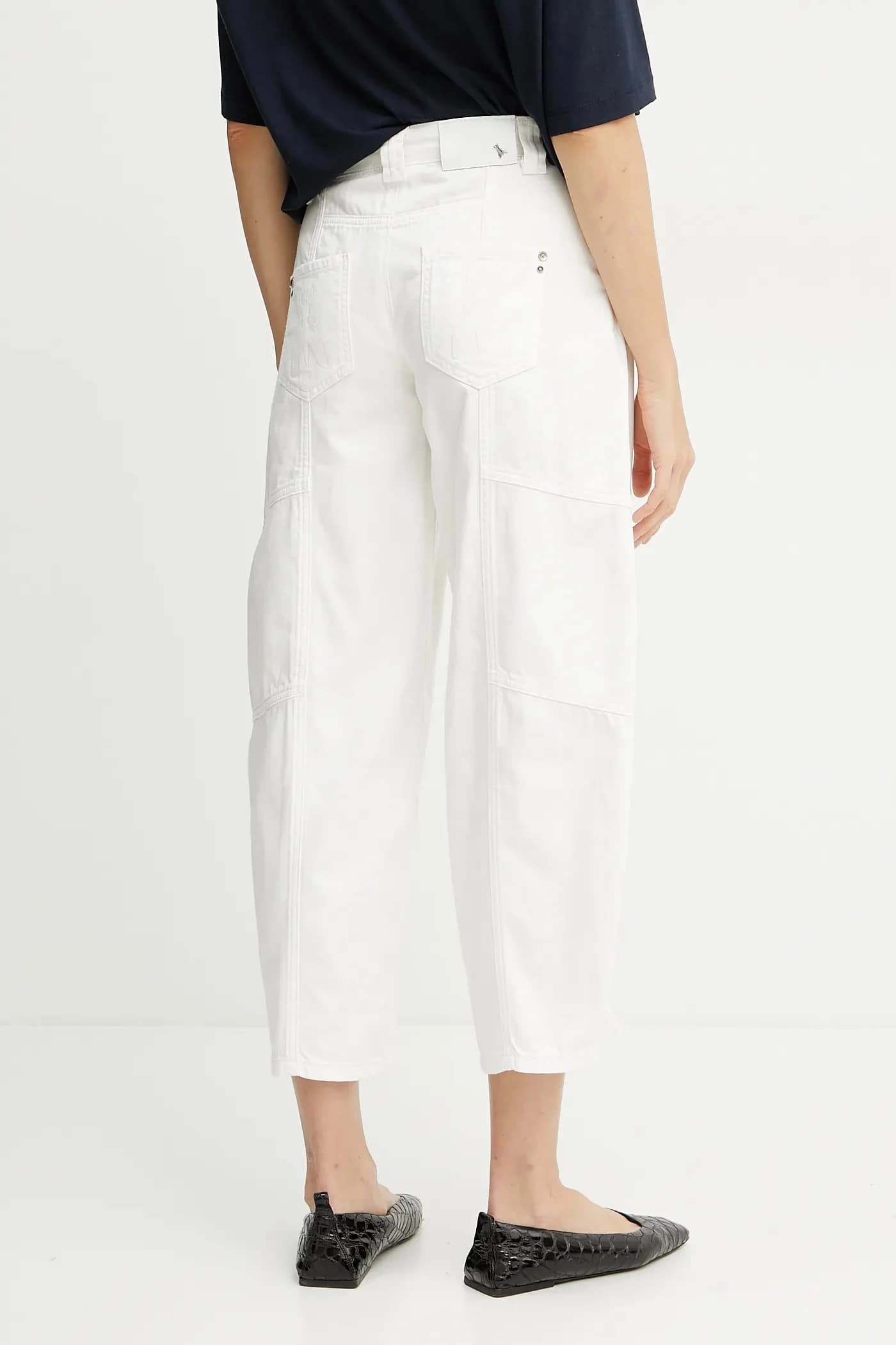 Хлопковые джинсы - фото 3