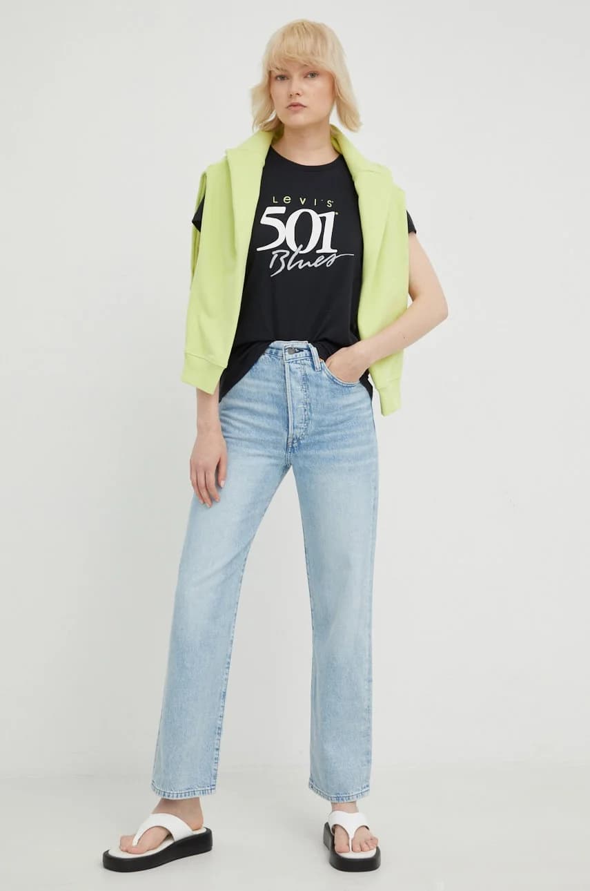 джинсы RIBCAGE STRAIGHT ANKLE - фото 2