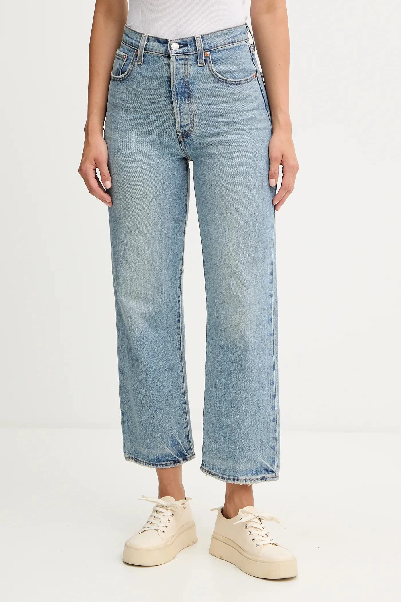 джинсы RIBCAGE STRAIGHT ANKLE