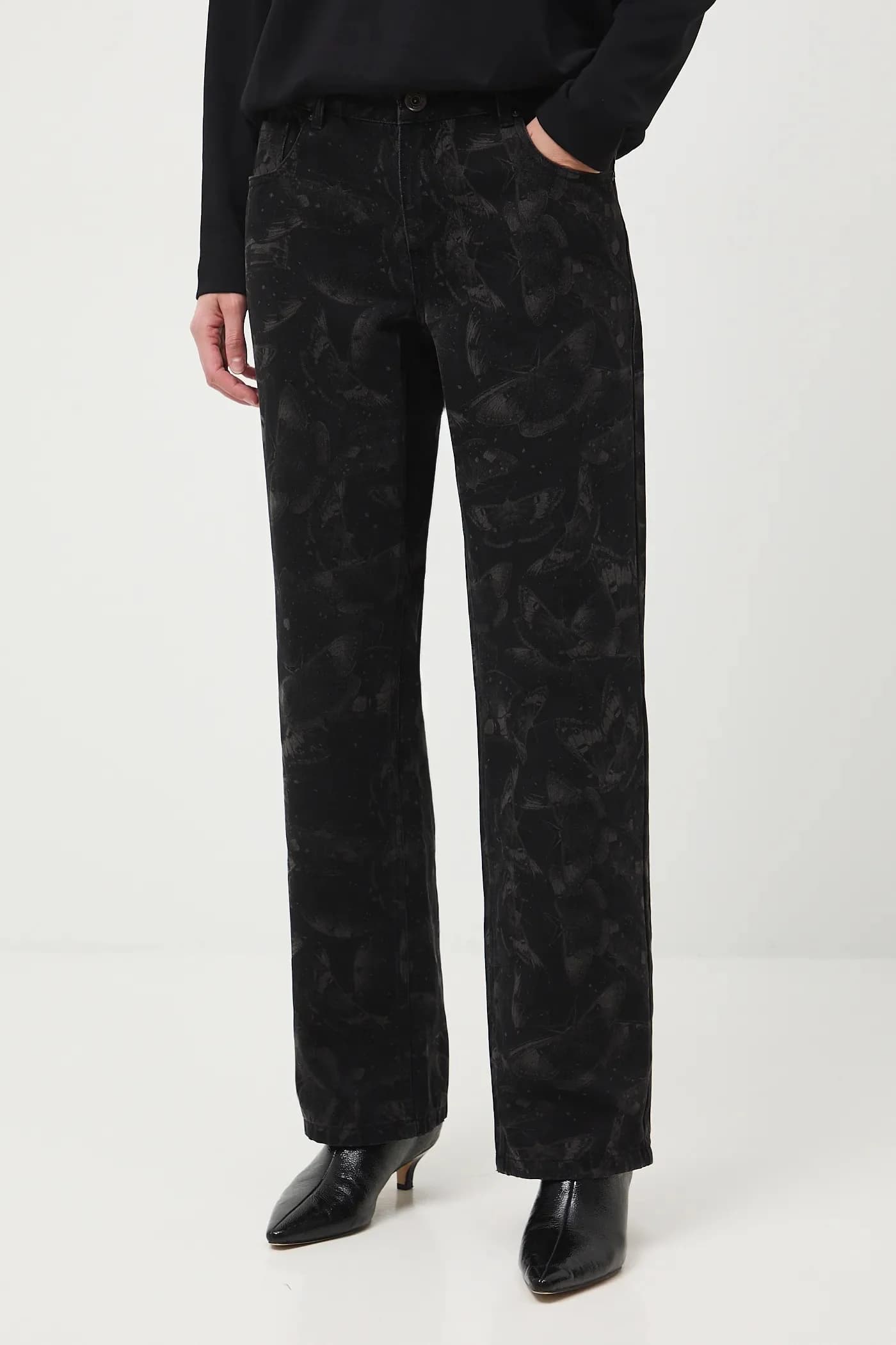 Хлопковые джинсы - фото 2