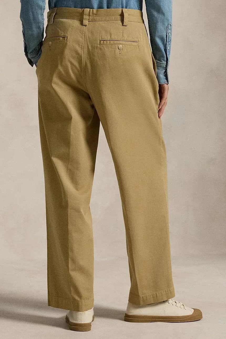 Джинсы-чиносы Str Lg во всю длину на плоской подошве - фото 2