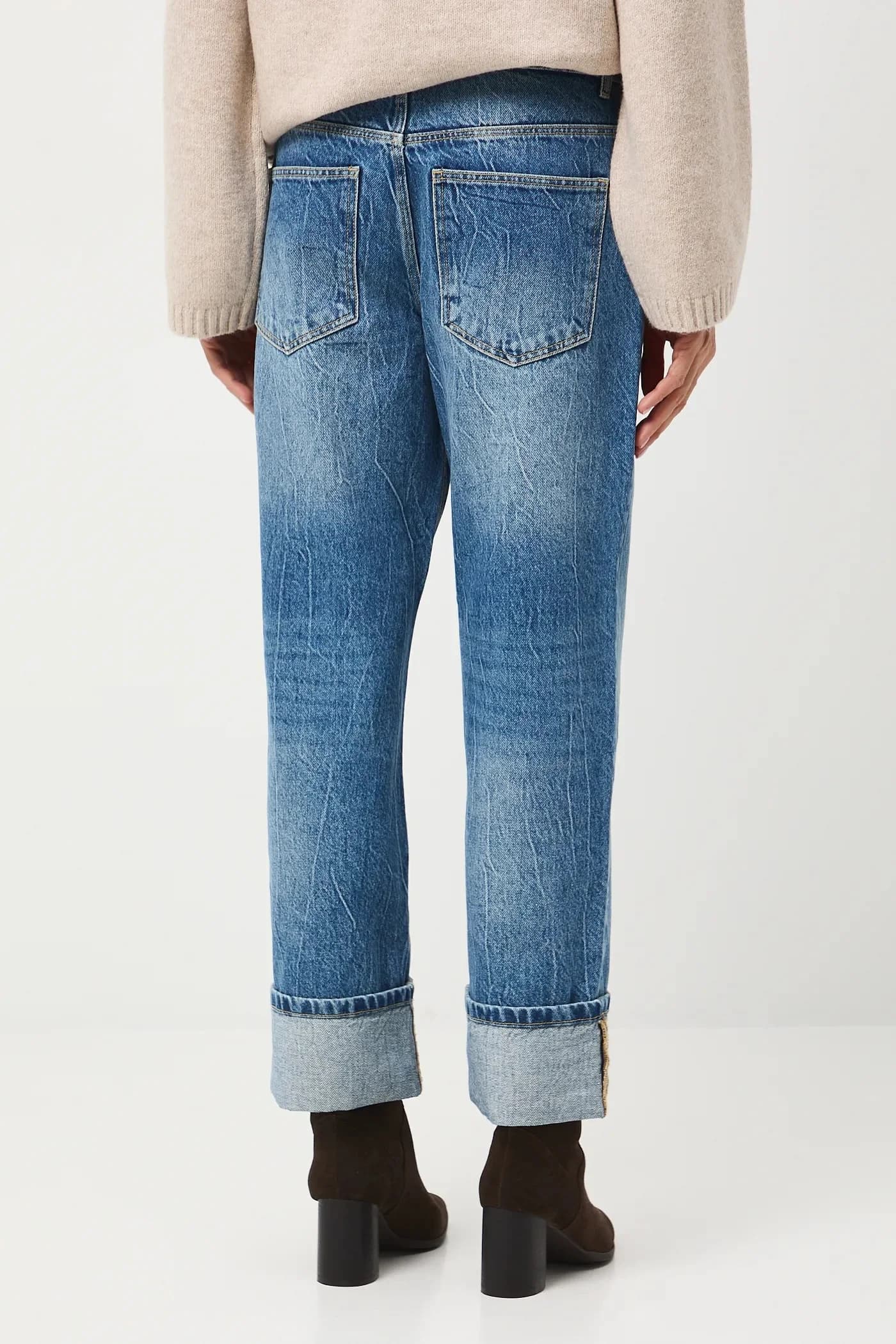 Хлопковые джинсы - фото 3