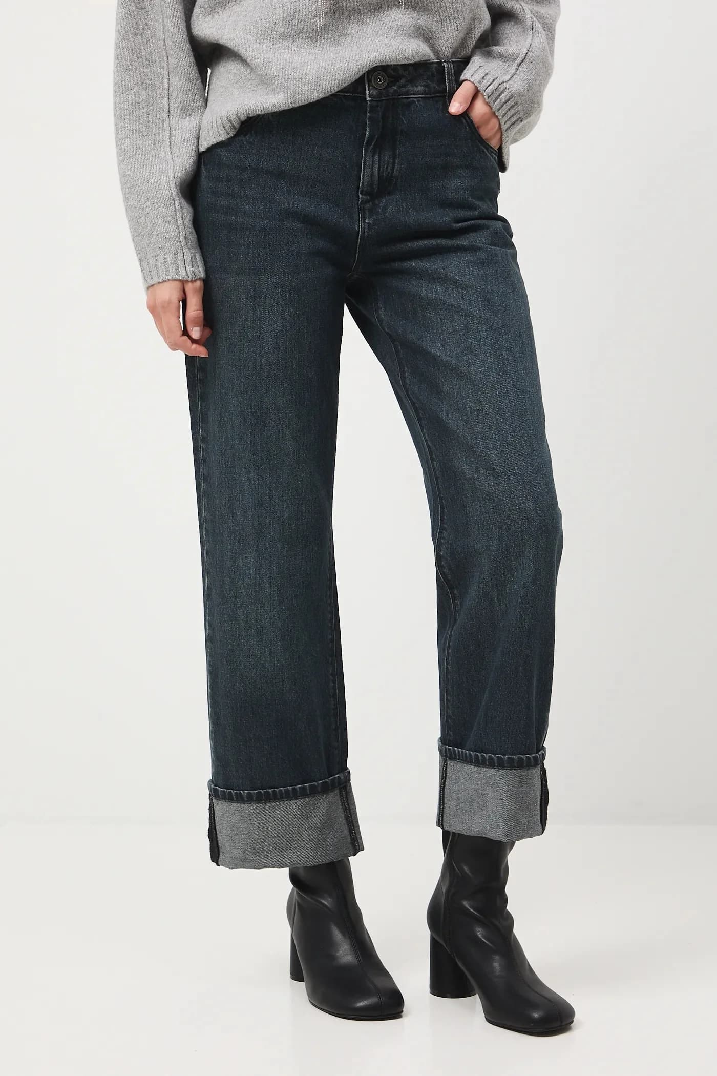 Хлопковые джинсы - фото 2