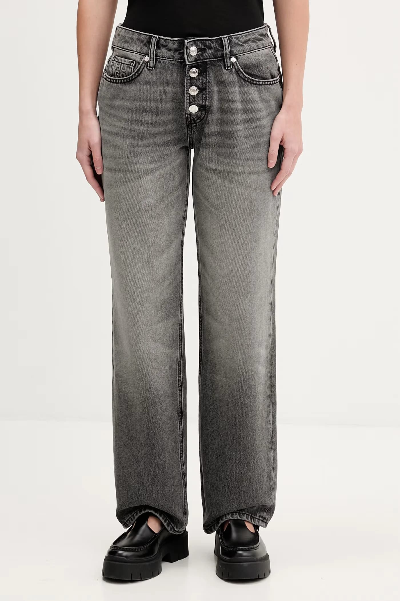 Gilissi_5 женские прямые джинсы