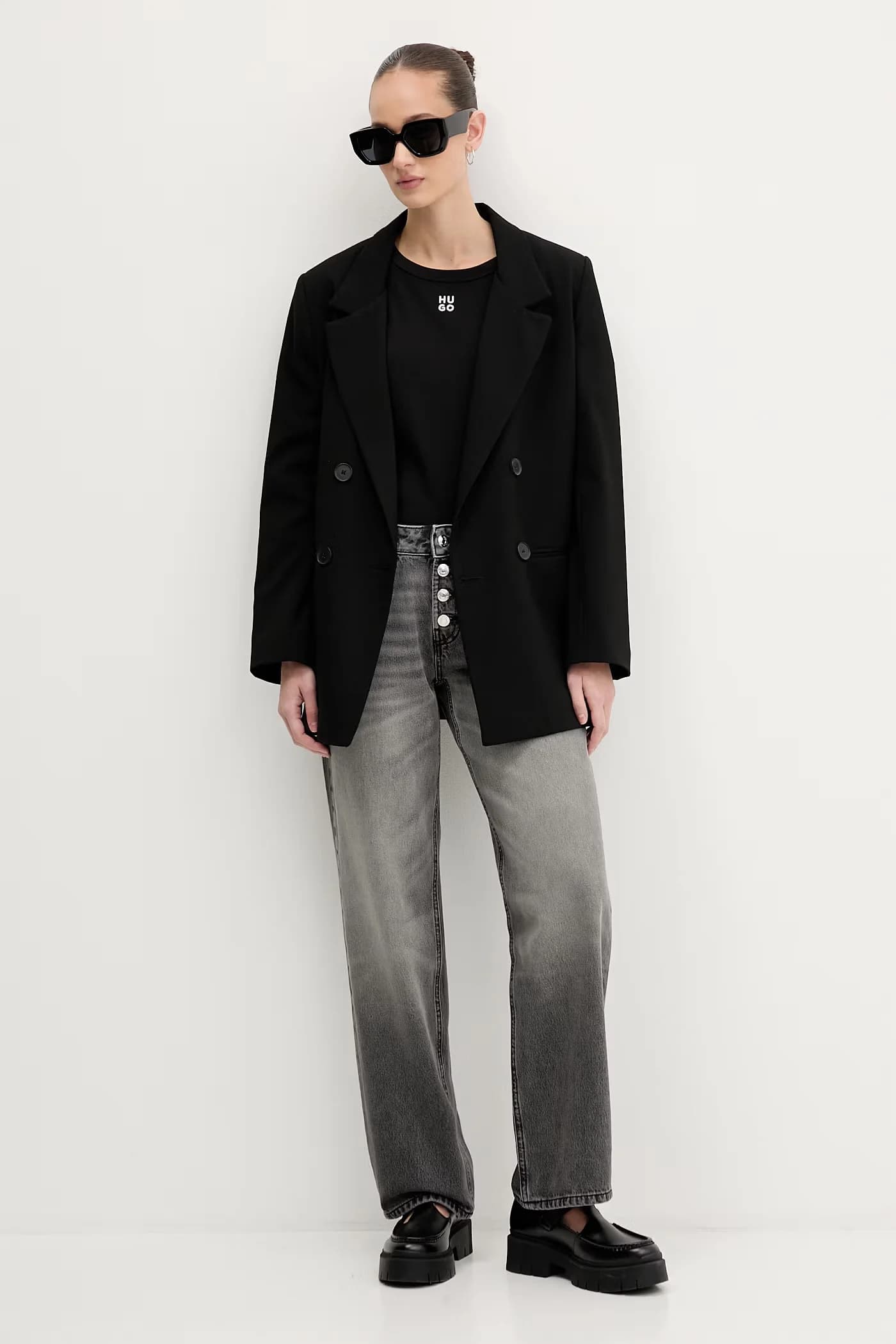 Gilissi_5 женские прямые джинсы - фото 2