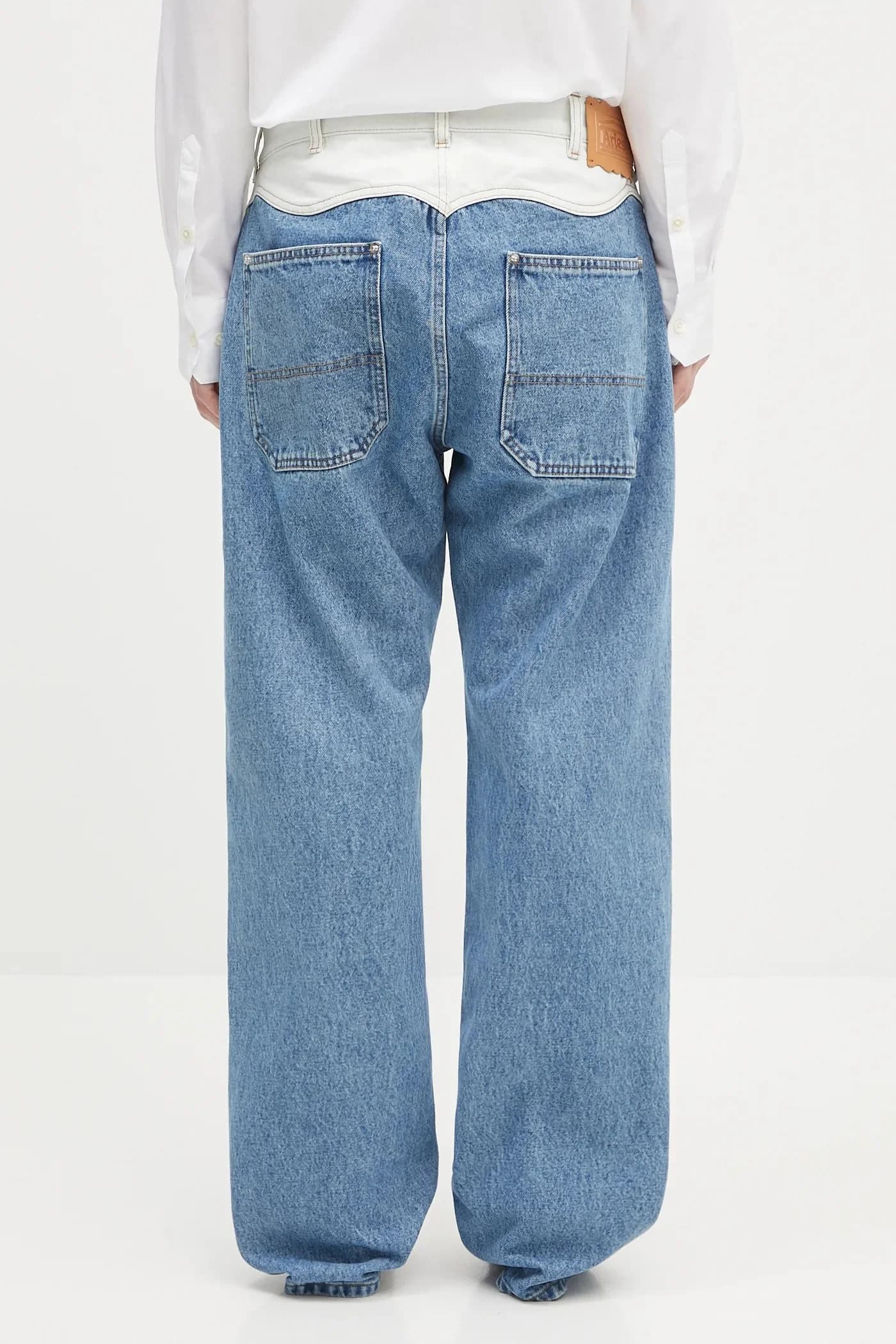 Джинсы Carpenter в стиле пэчворк в стиле вестерн - фото 6