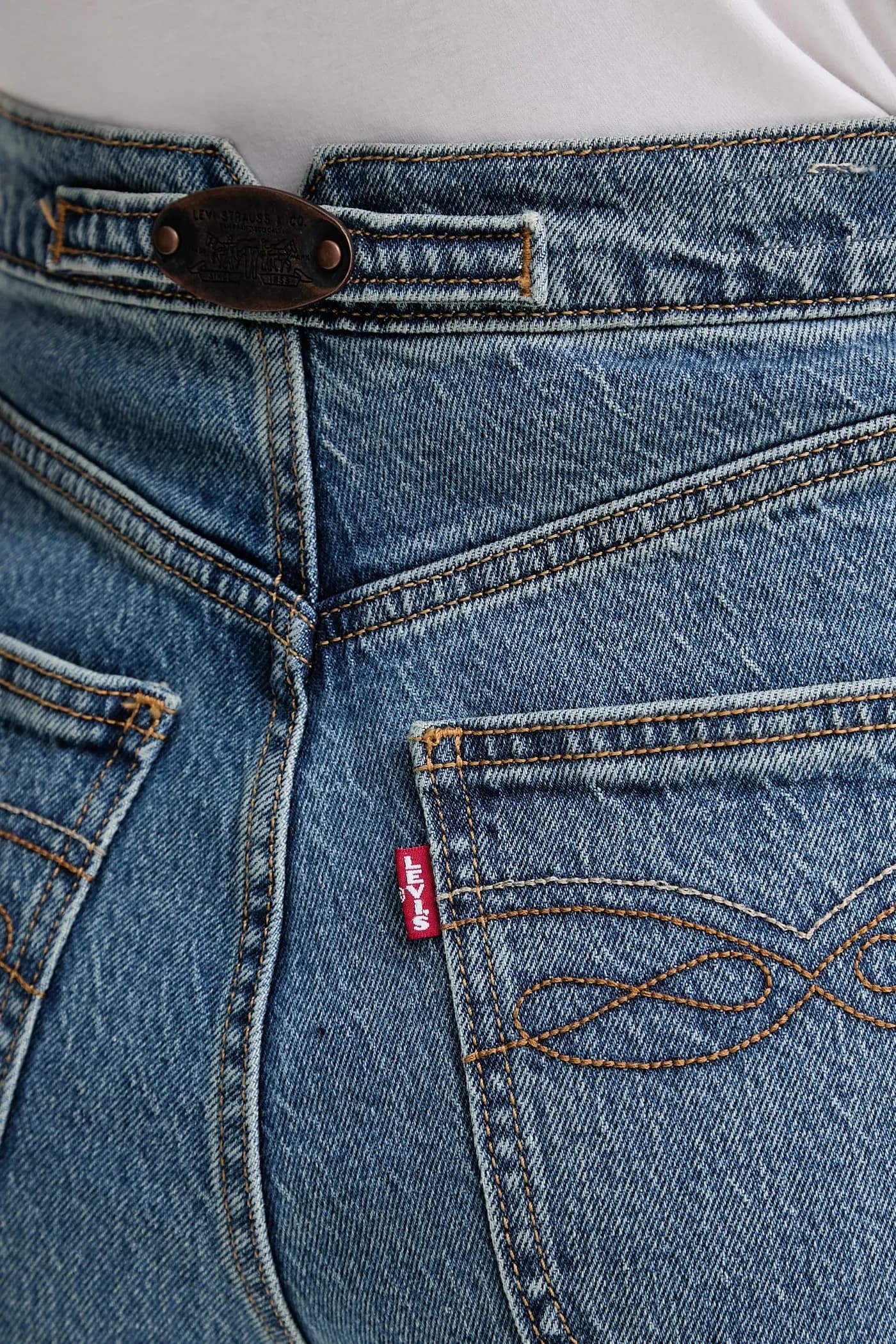 джинсы RIBCAGE FL WESTERN - фото 4