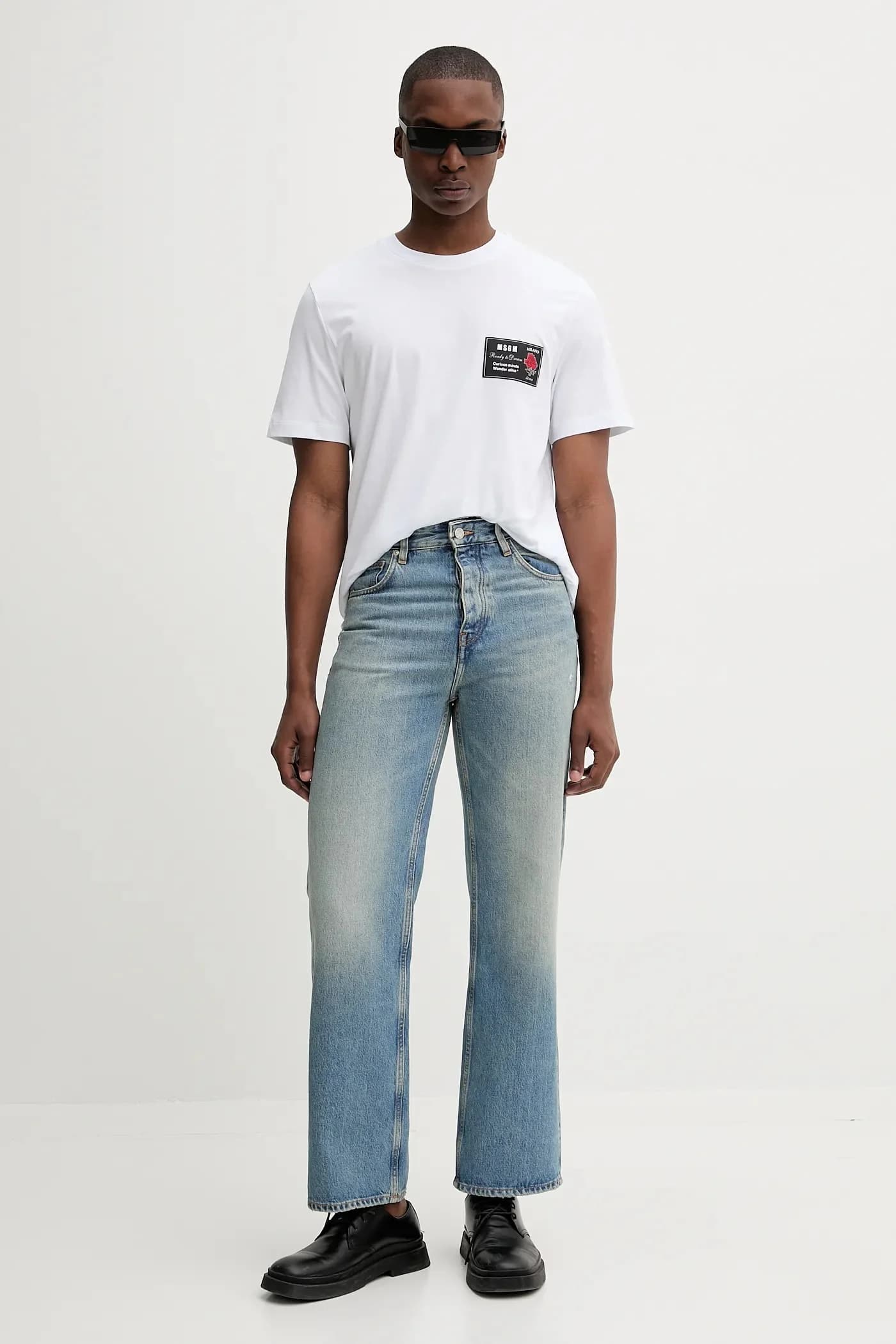 Хлопковые джинсы - фото 2