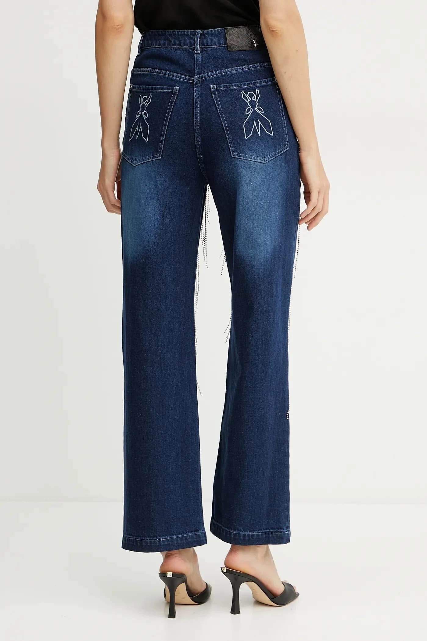 Хлопковые джинсы - фото 3