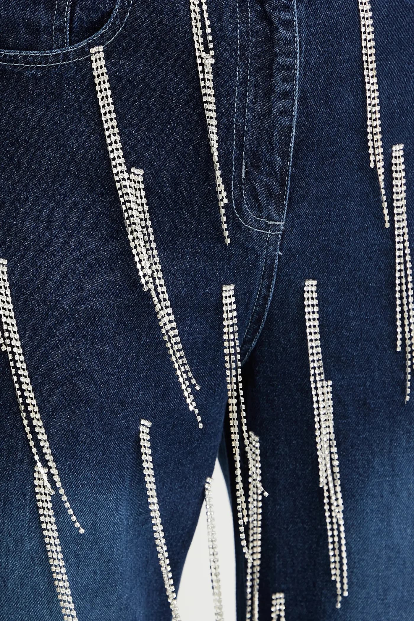 Хлопковые джинсы - фото 4