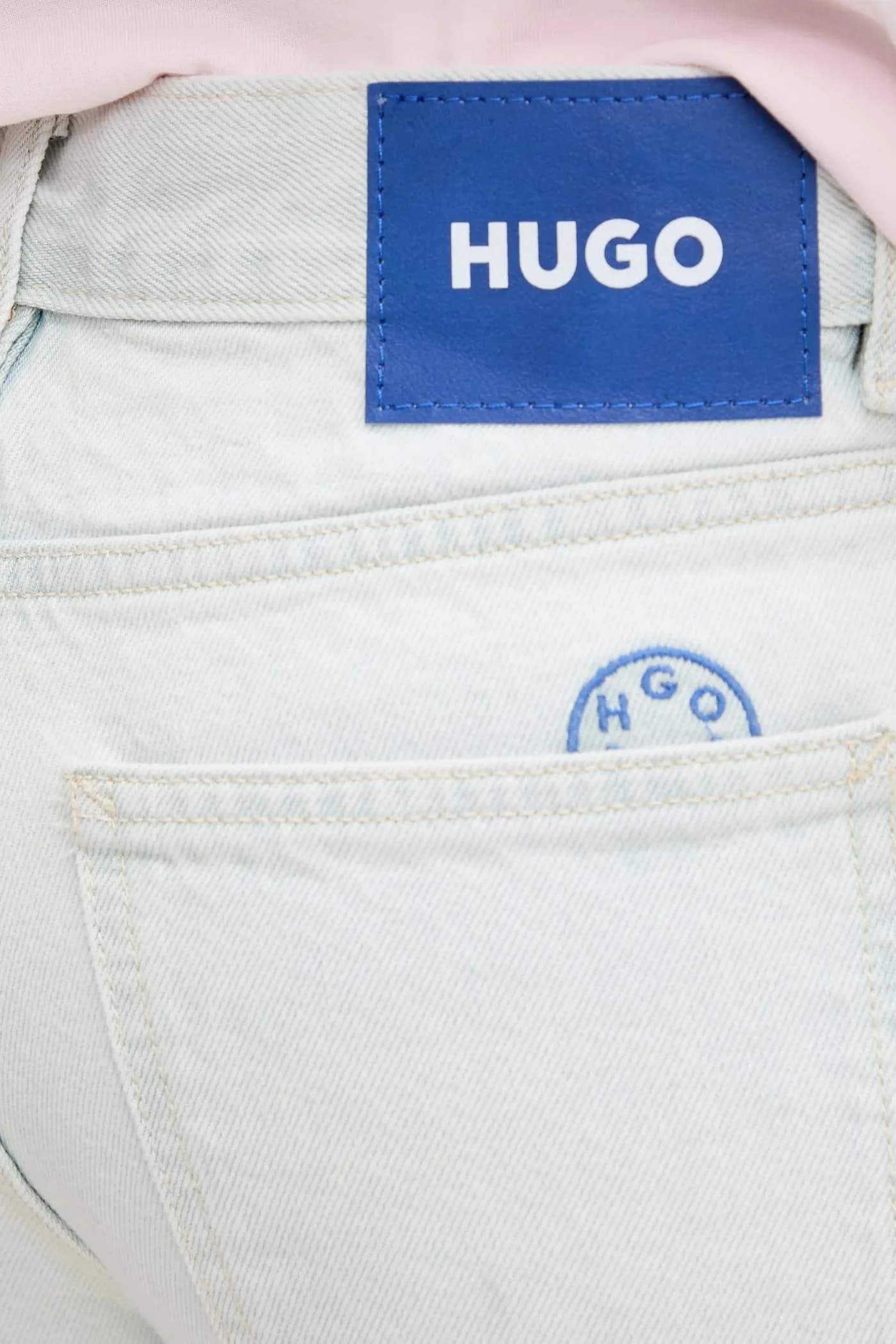 Хьюго Синие джинсы - фото 4