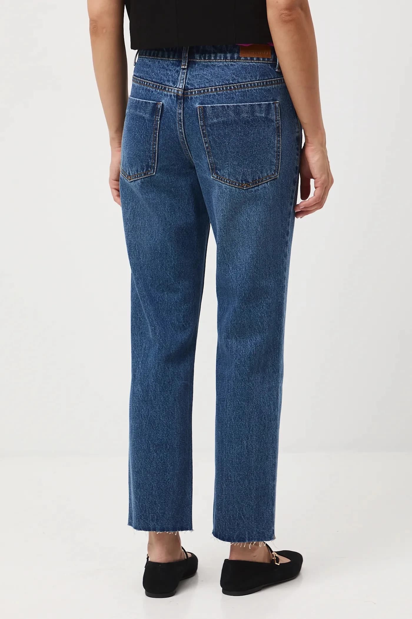 Хлопковые джинсы - фото 3