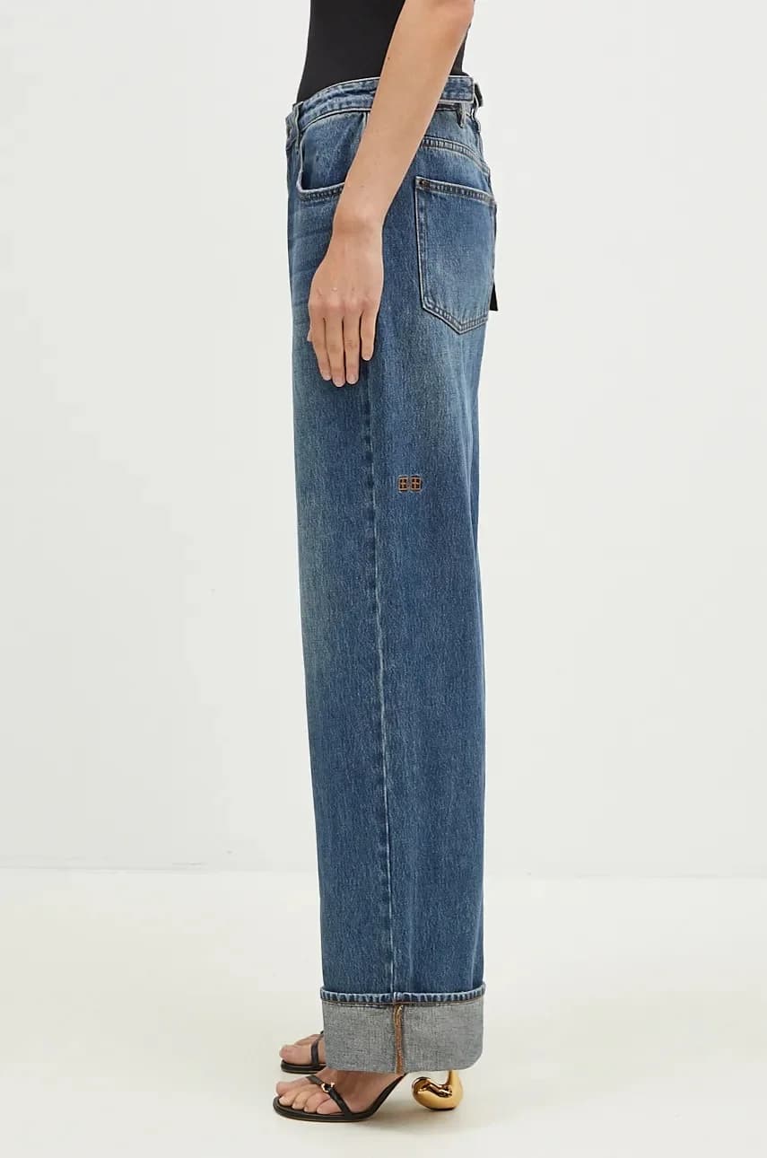 Джинсы Low Rider с манжетами Aged - фото 2